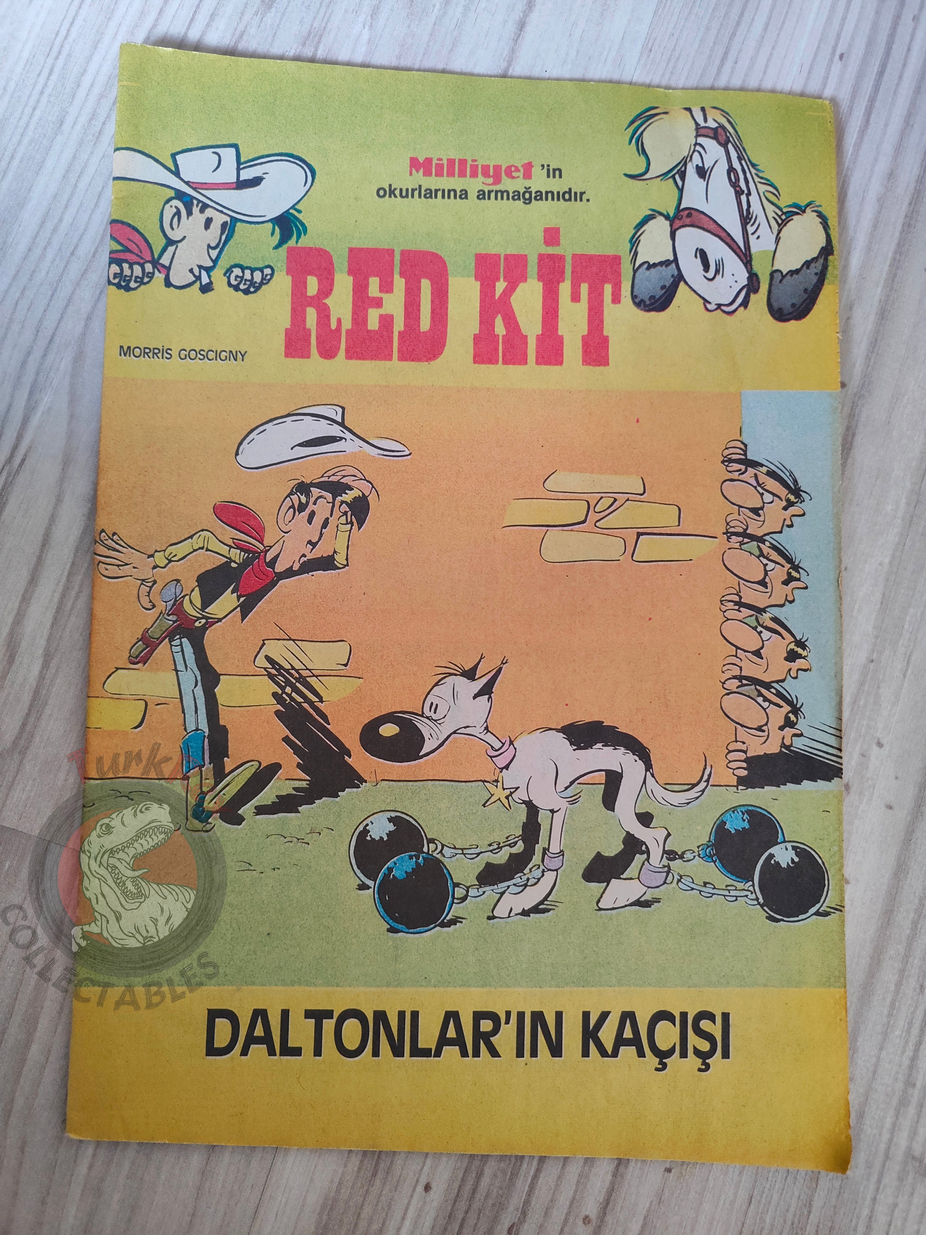 Lucky Luke #3 The Daltons' Escape 1990s Turkish Comic Turkey