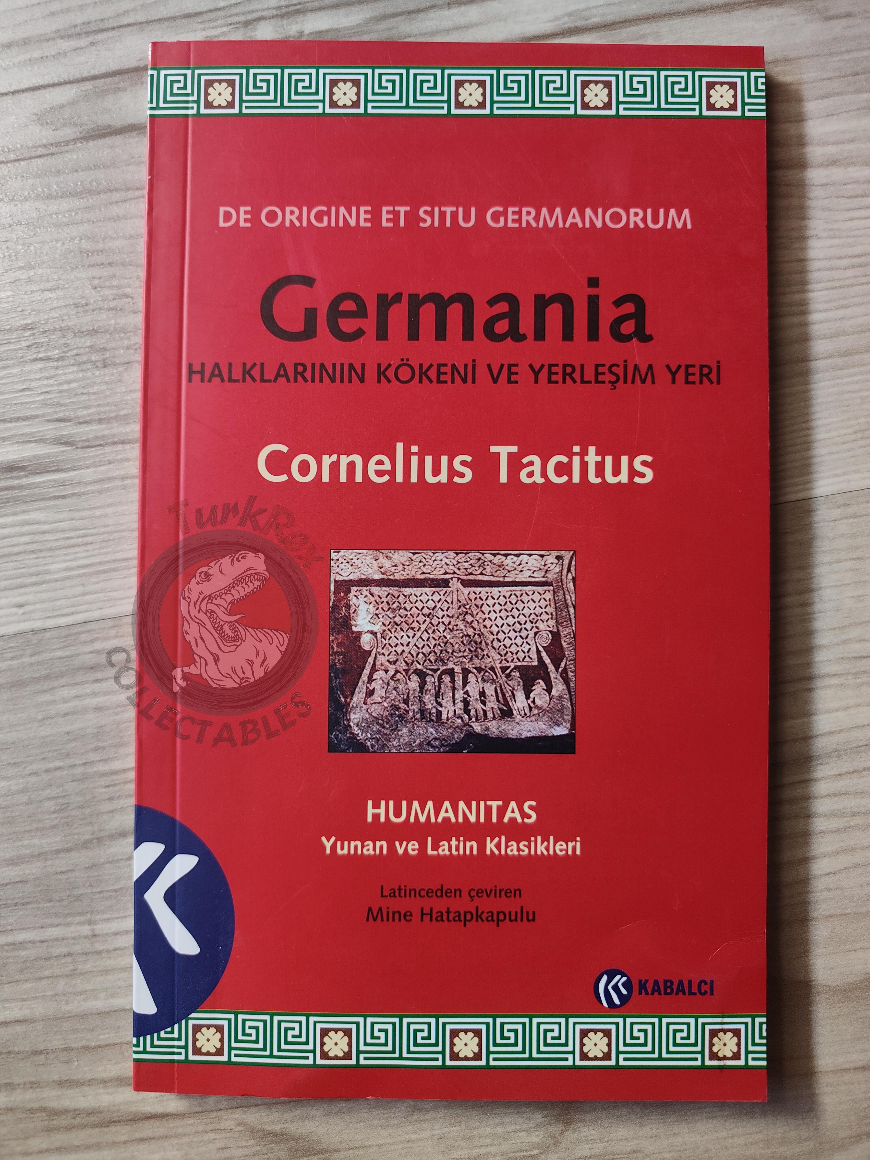 Cornelius Tacitus – Germania 2006 Turkish Latin Book Turkey
