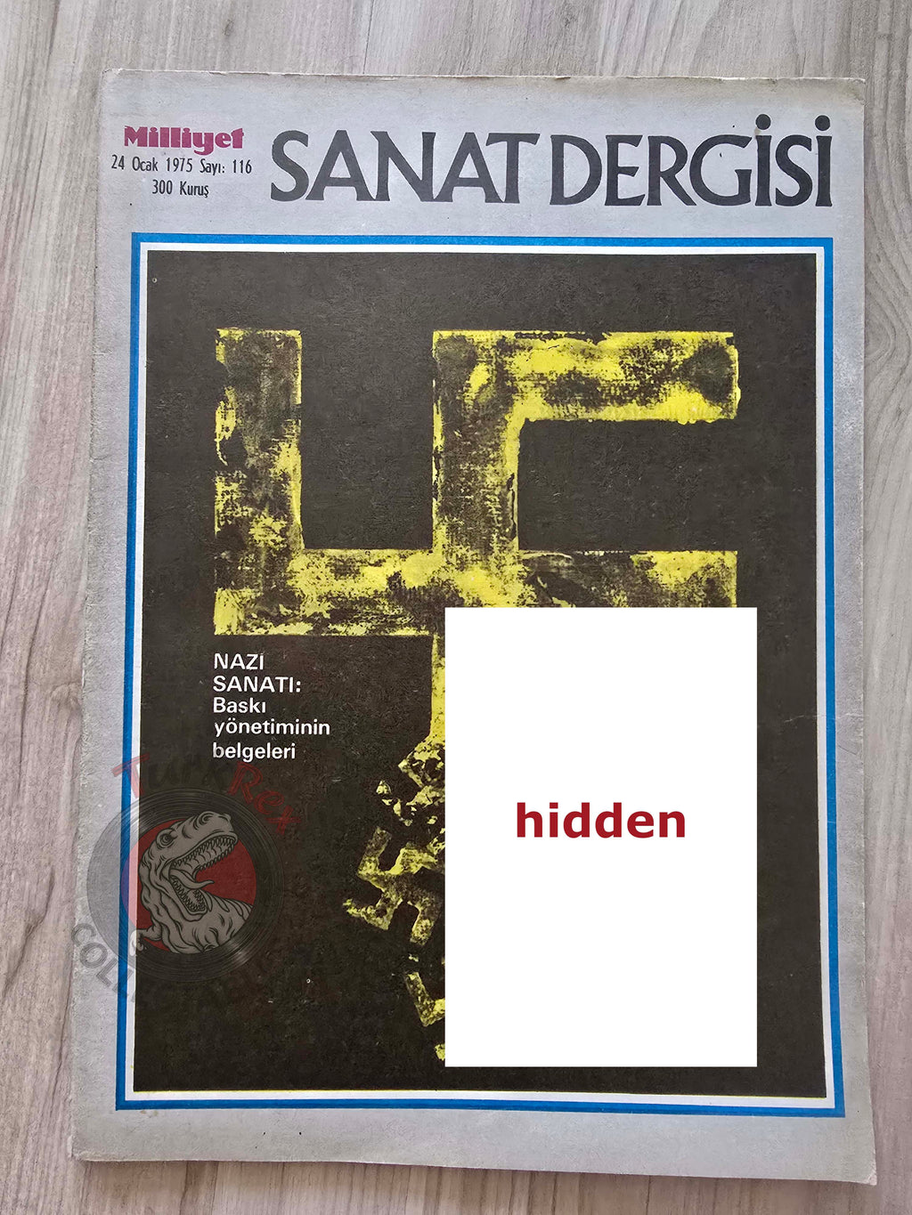 Milliyet Sanat Magazin 1975 German Art Repressive Regime Turkish Mag Turkey Albert Schweitzer