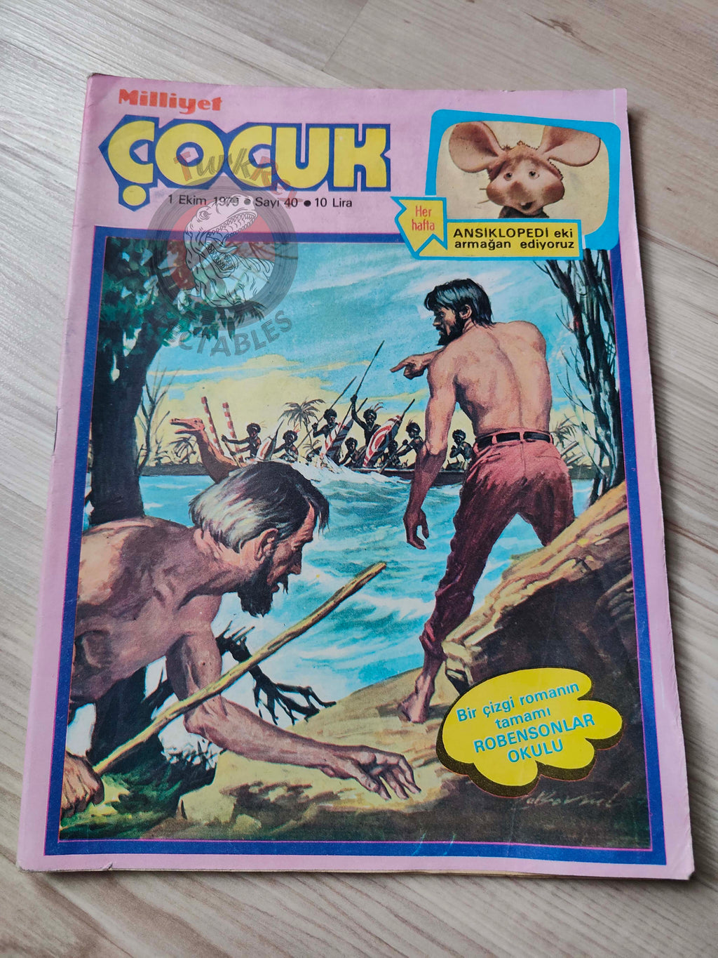 Milliyet Çocuk #40 1979 Turkish Comic Turkey Joyas Literarias Juveniles #108 Jules Verne