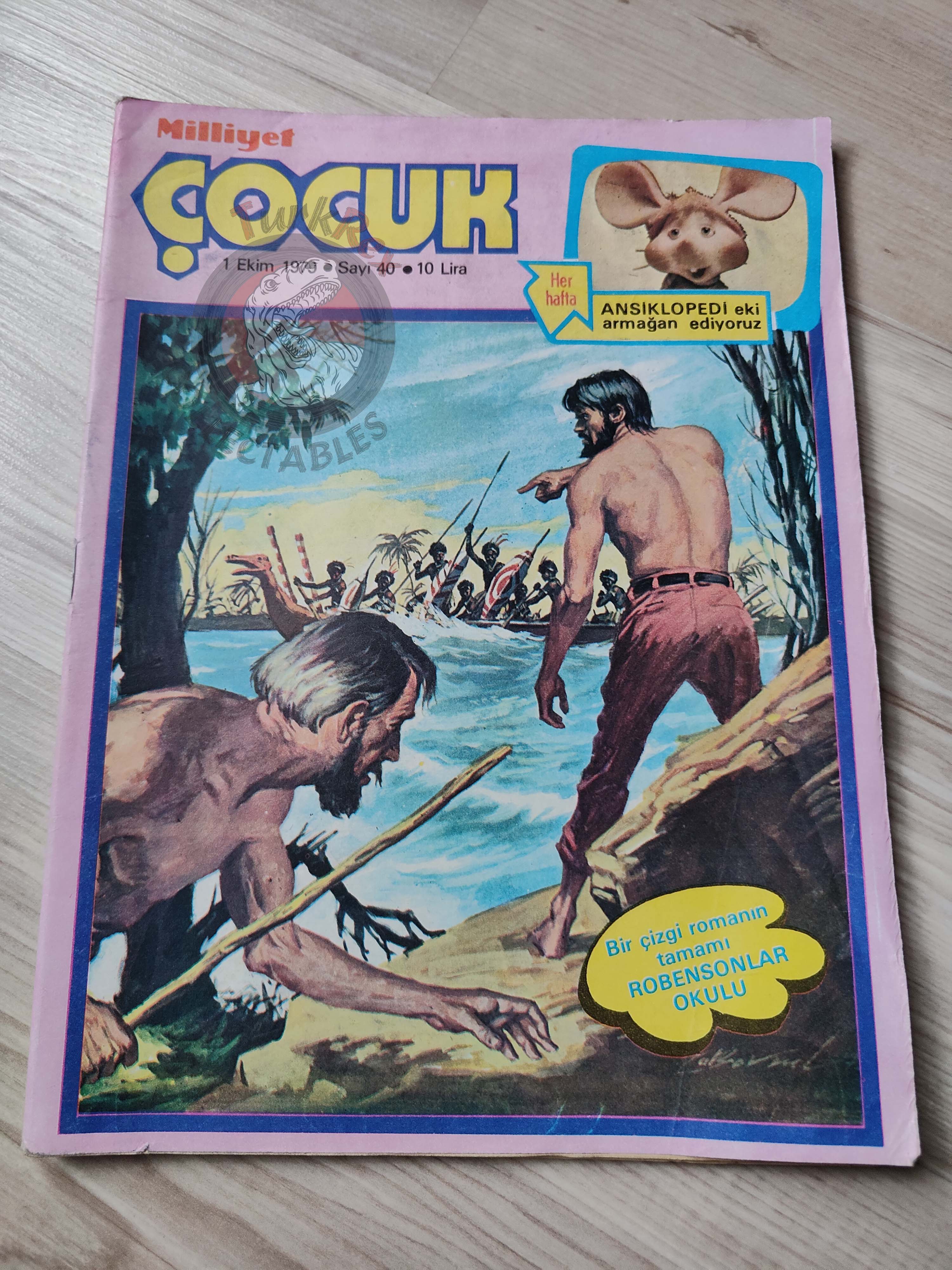 Milliyet Çocuk #40 1979 Turkish Comic Turkey Joyas Literarias Juveniles #108 Jules Verne