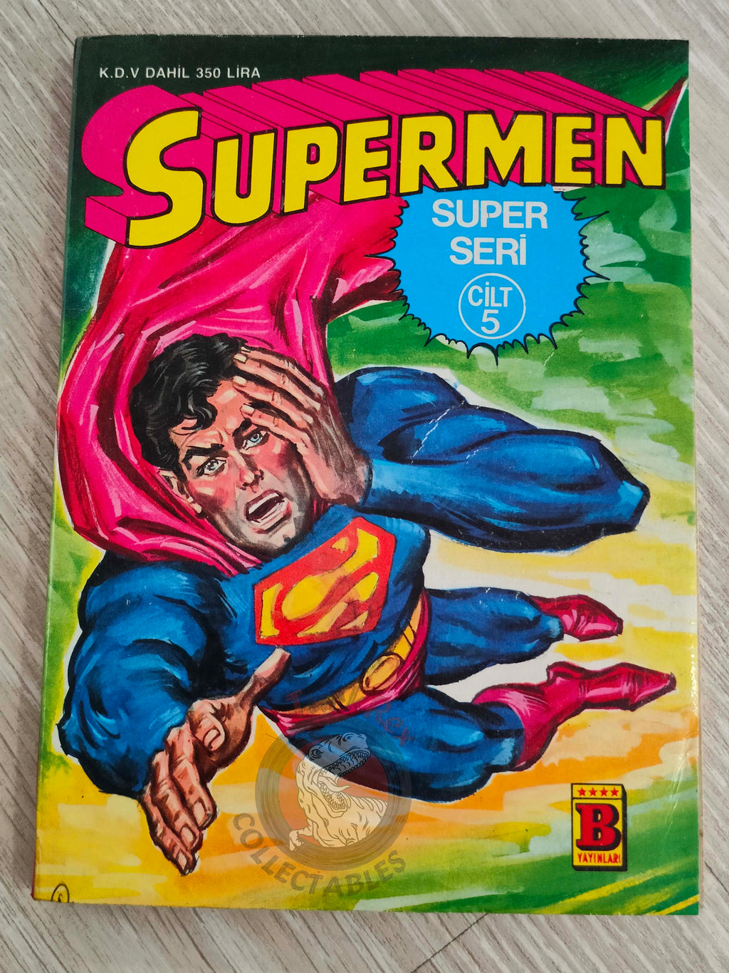 Superman Vol #5 1989 Turkish Comic Turkey Adventure Comics #475 Aquaman Flash