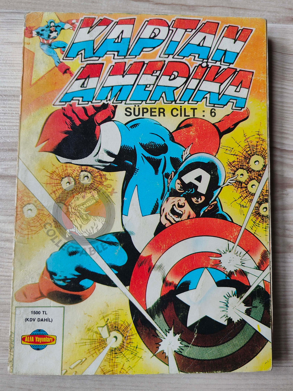 Captain America – Volume 6 1989 Turkish Comic Turkey