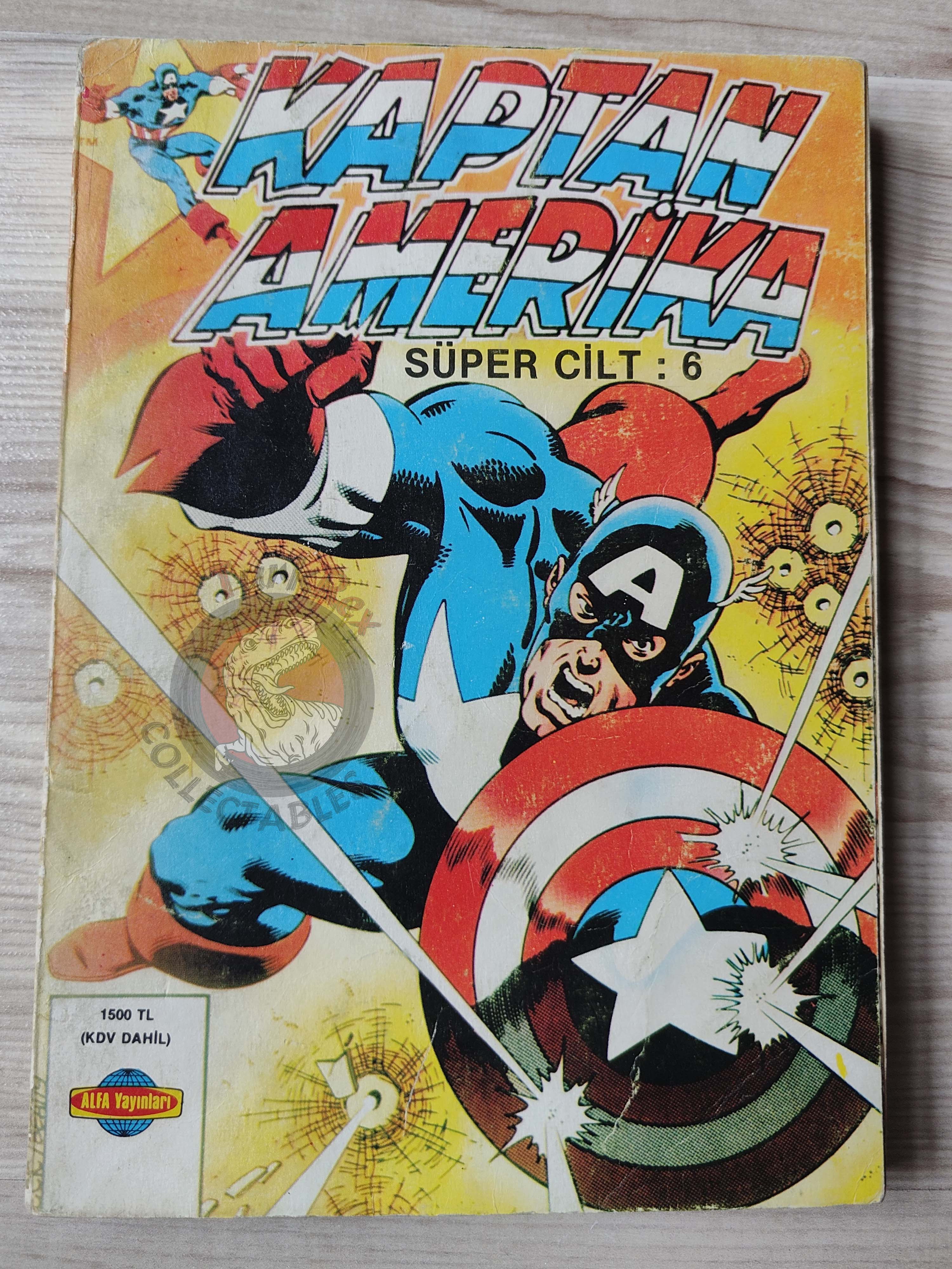 Captain America – Volume 6 1989 Turkish Comic Turkey
