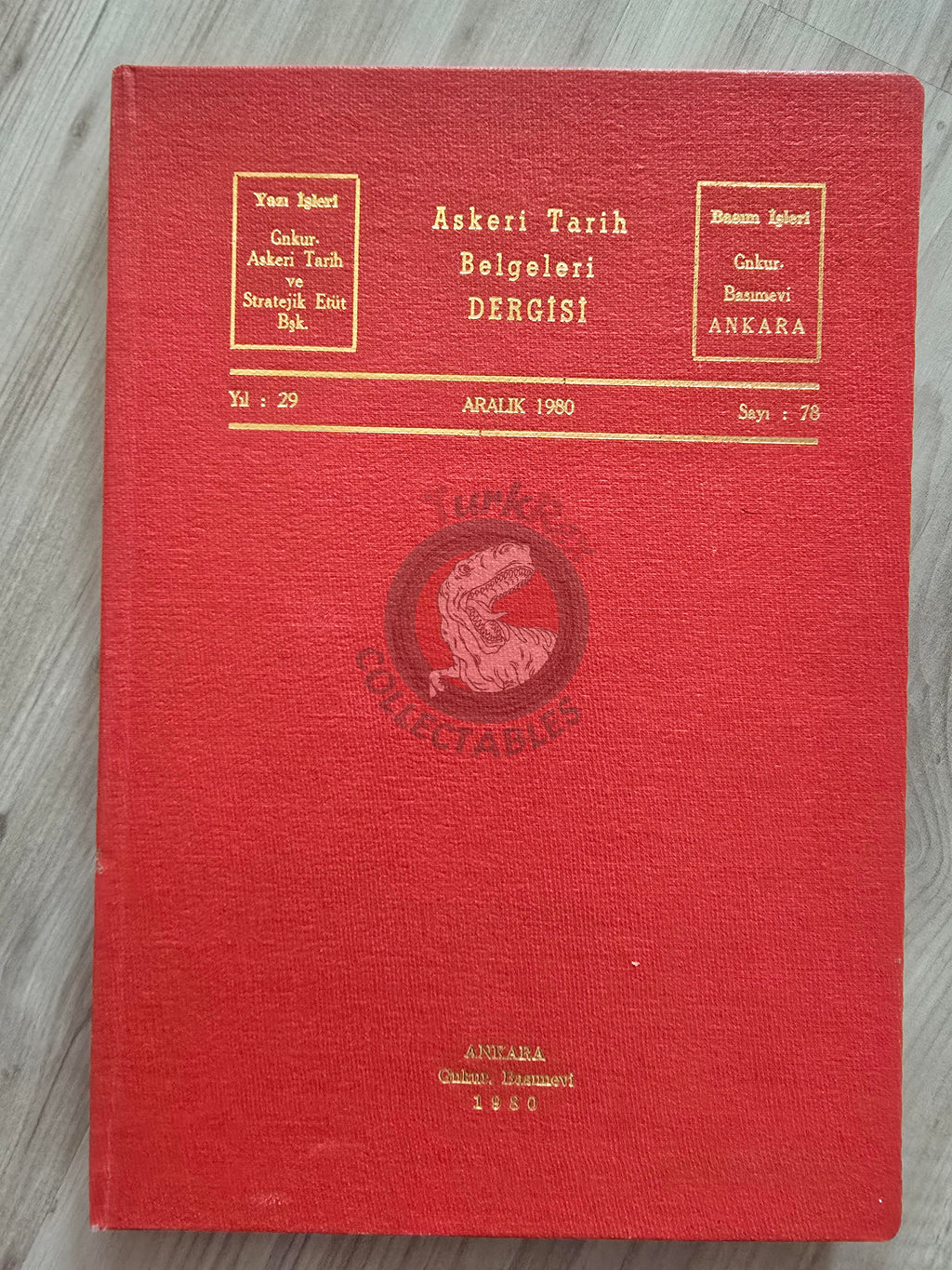 Military History Documents Journal 1980 Turkish Book Turkey Balkan Wars Ottoman Military