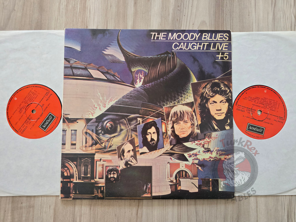 The Moody Blues – Caught Live +5 Turkish Pressing Vinyl Turkey Edition