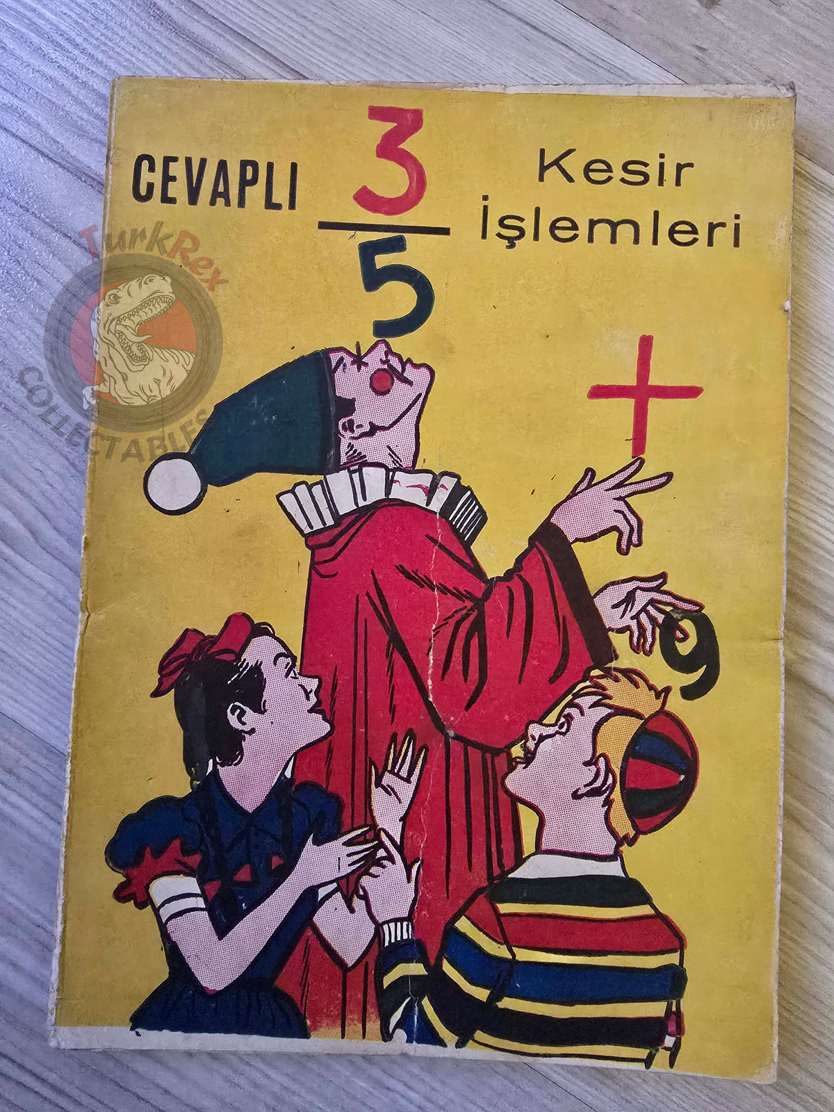 Answered Fraction Exercises 1956 Turkish Book Turkey Math Mathematics