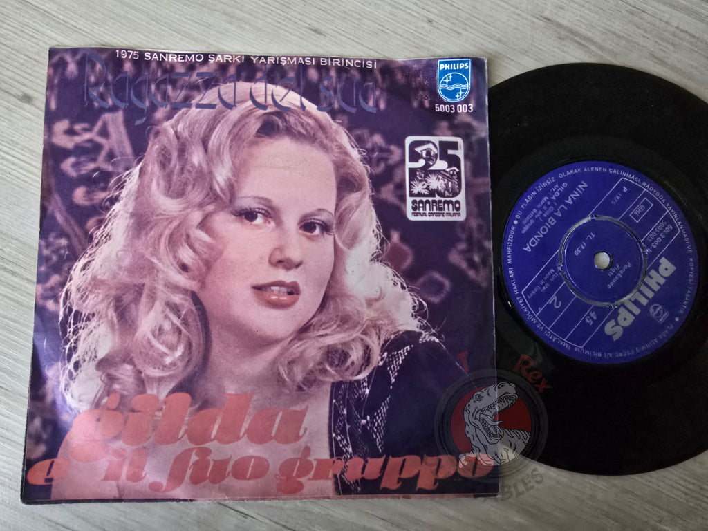 Gilda E Il Suo Gruppo – Ragazza Del Sud 7" Turkish Pressing Vinyl Turkey Edition Sanremo