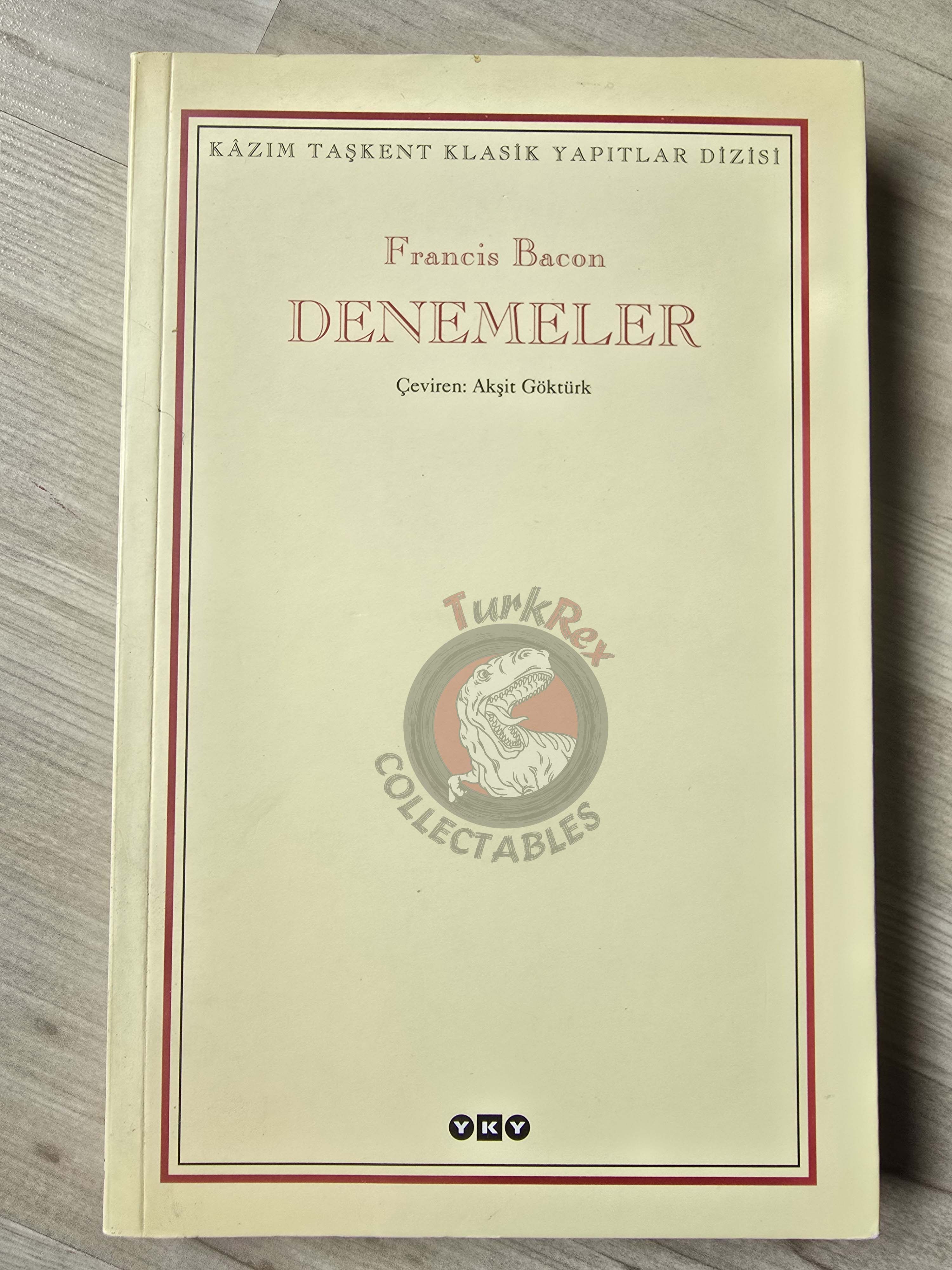 Francis Bacon – Essays 2006 Turkish Book Turkey