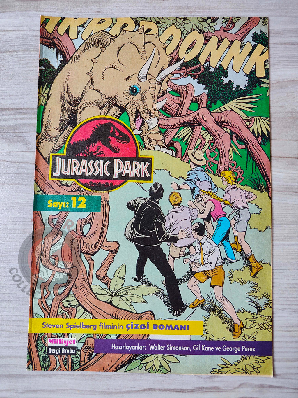 Jurassic Park #12 Turkish Edition Comic Turkey Topps Spielberg