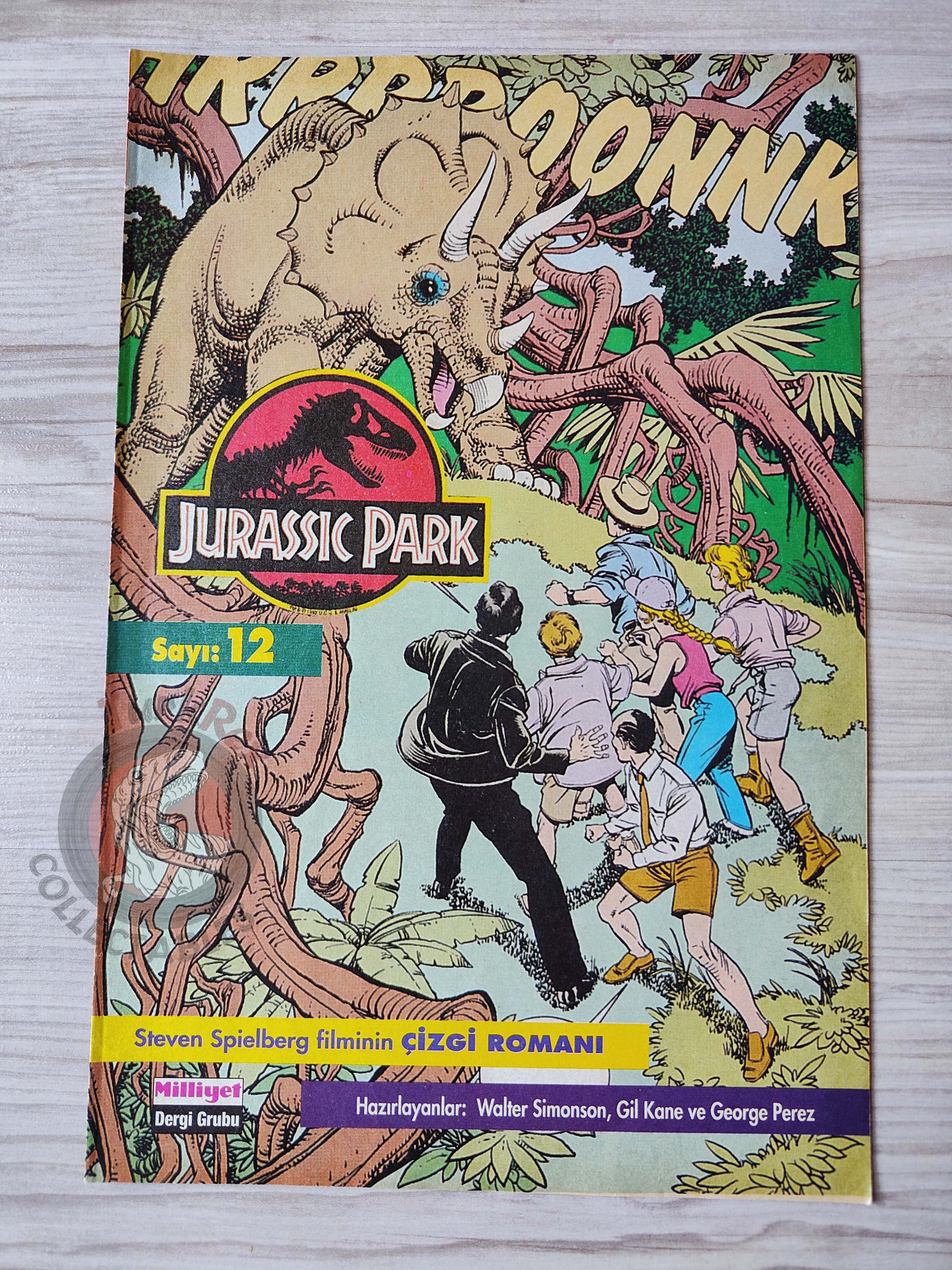 Jurassic Park #12 Turkish Edition Comic Turkey Topps Spielberg