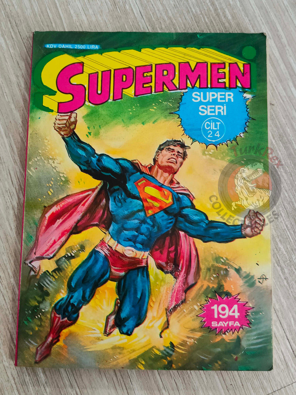Superman Vol #24 1991 Turkish Comic Turkey #406 #407 Batman Detective Comics #410