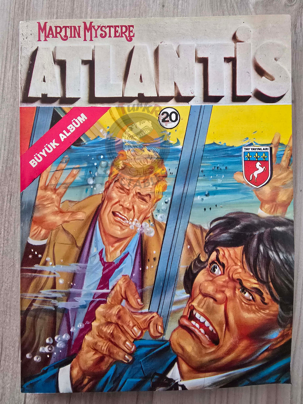 Martin Mystère #20 Il Tesoro delle Sette Città 80s Turkish Comic Turkey #55 #57