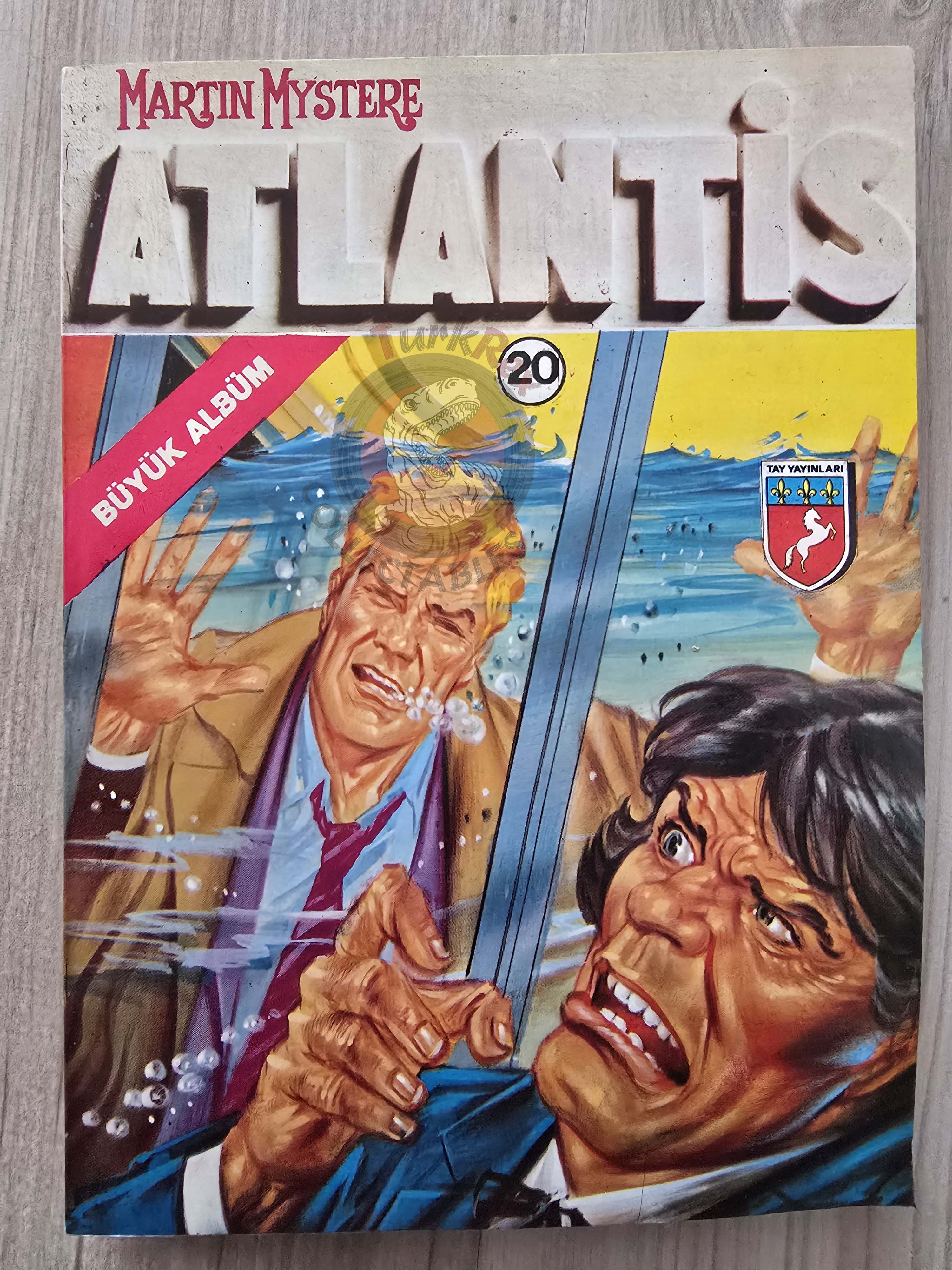 Martin Mystère #20 Il Tesoro delle Sette Città 80s Turkish Comic Turkey #55 #57