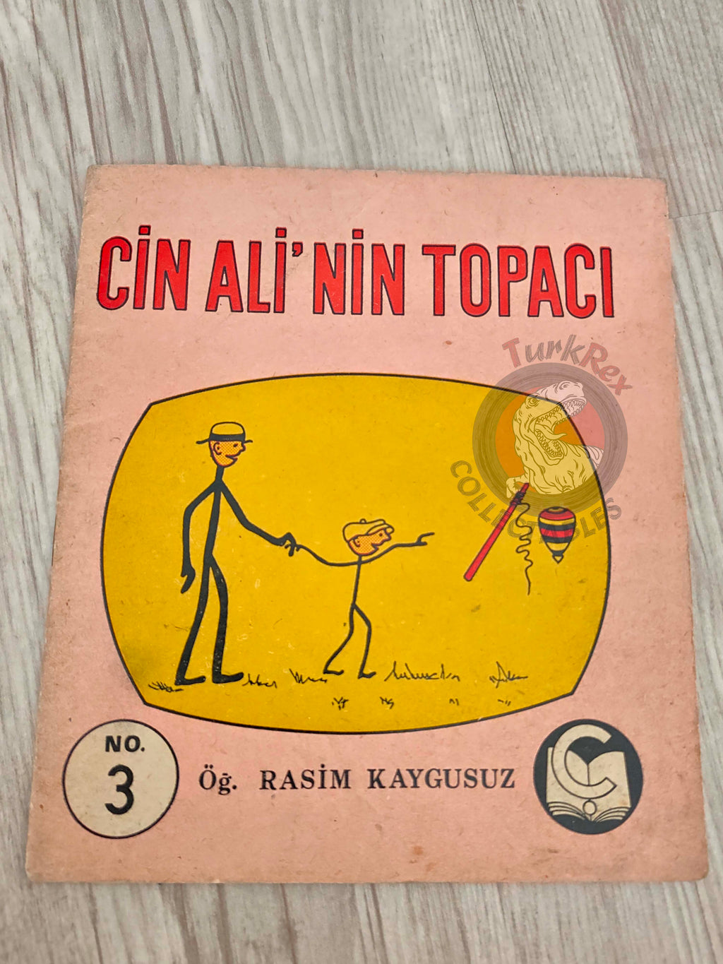 Cin Ali Series 3 – Rasim Kaygusuz 1970s Turkish Book Turkey Illustrated Education