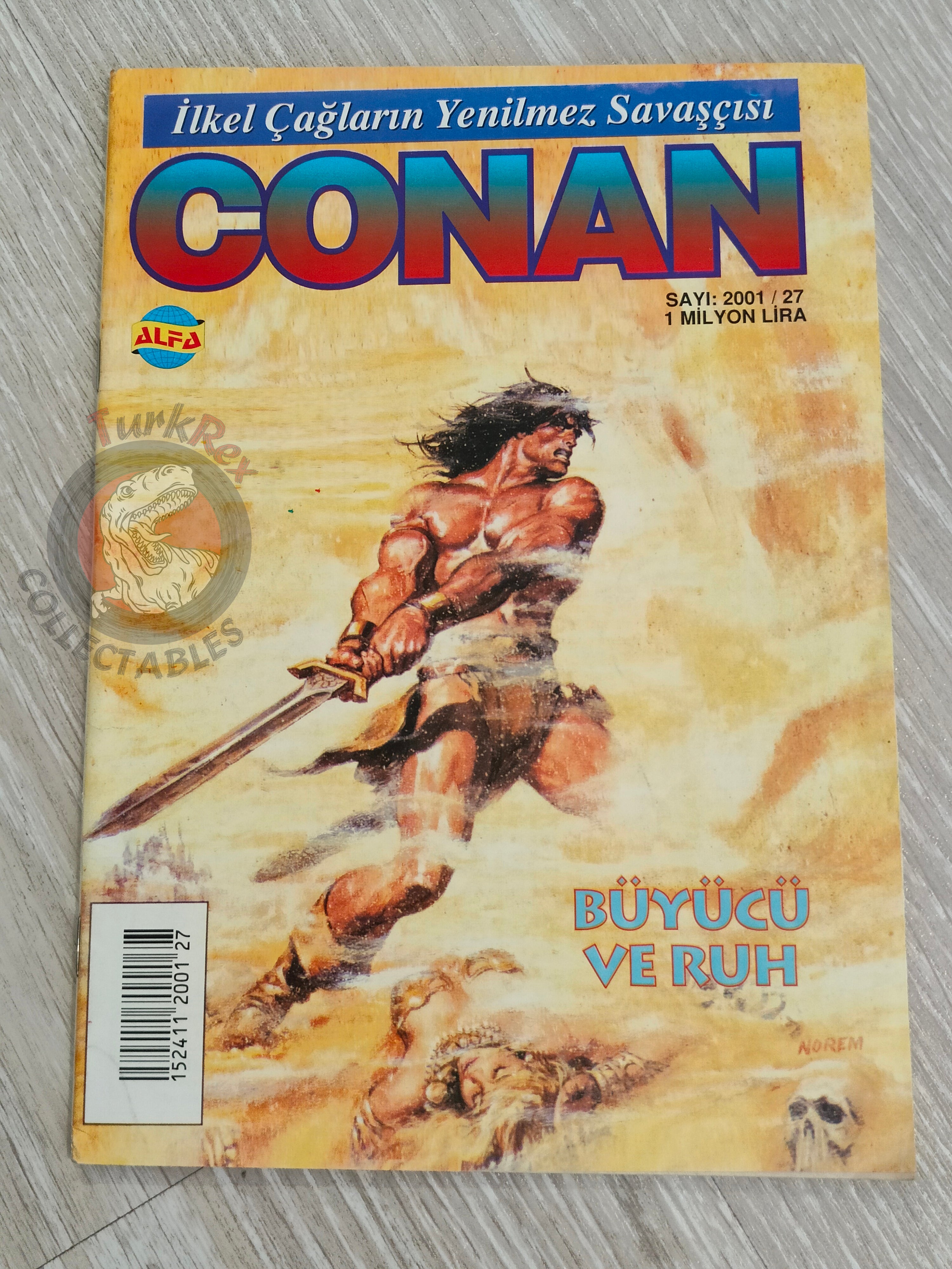Conan #27 The Savage Sword of Conan #53 #54 Turkish Comic Turkey