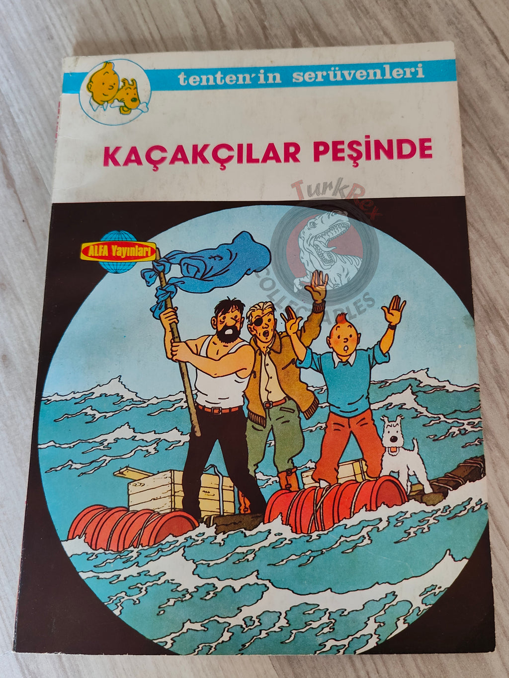 Tintin – The Red Sea Sharks  mid 1980s Turkish Edition Comic Turkey 1