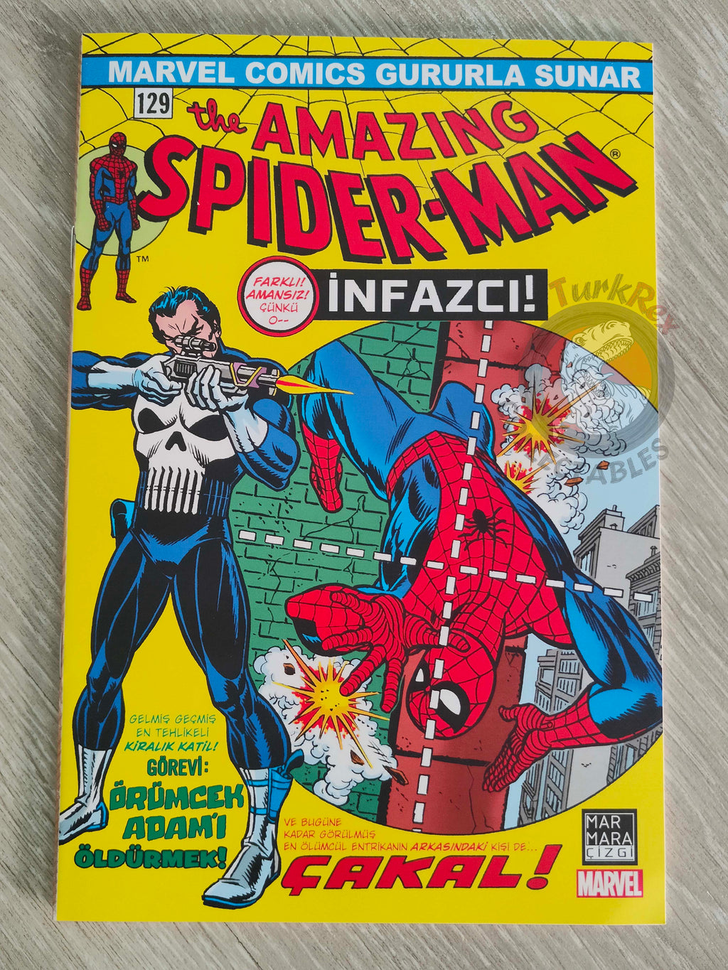 The Amazing Spider-Man #129 2022 Turkish Comic Turkey Punisher 1st App