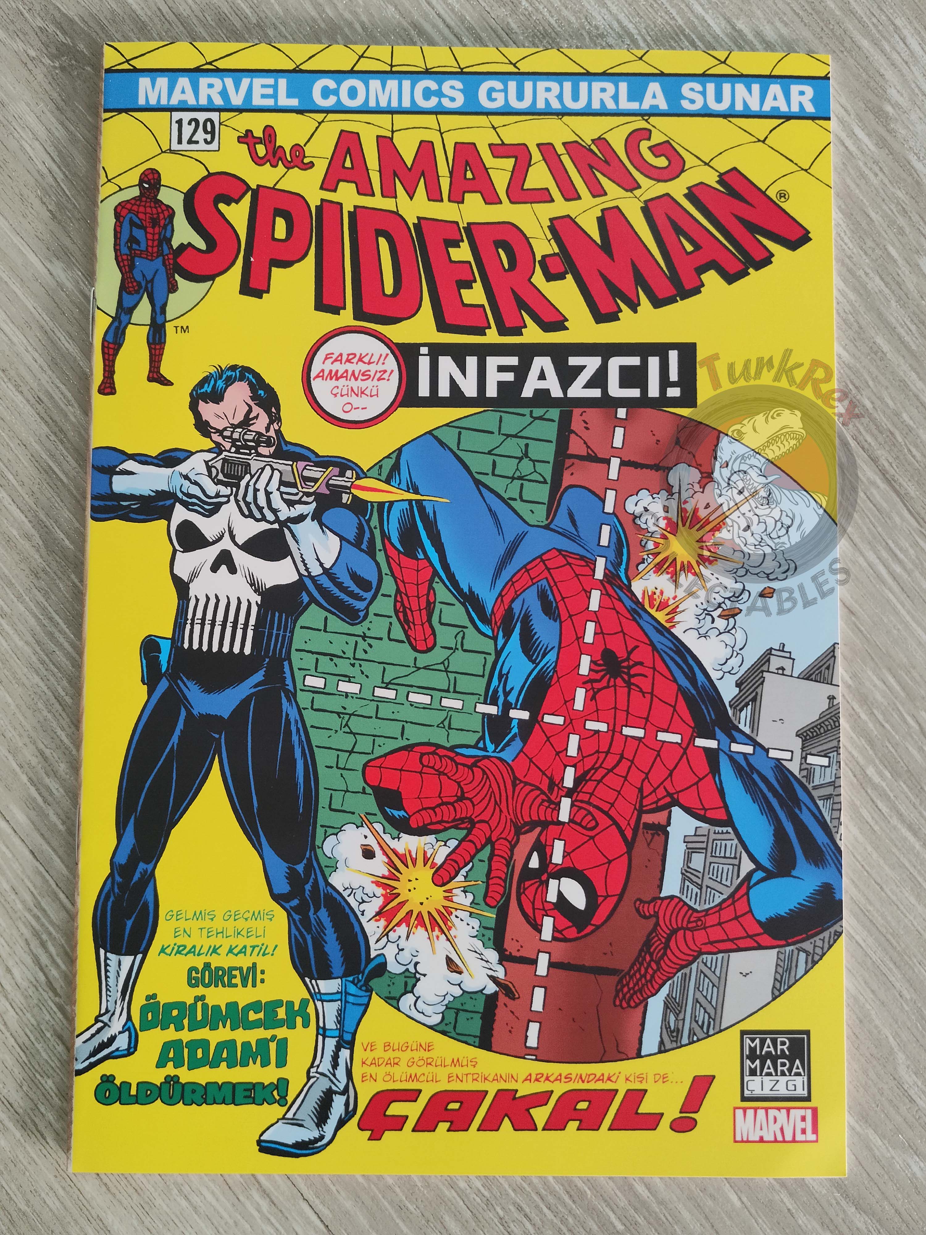The Amazing Spider-Man #129 2022 Turkish Comic Turkey Punisher 1st App