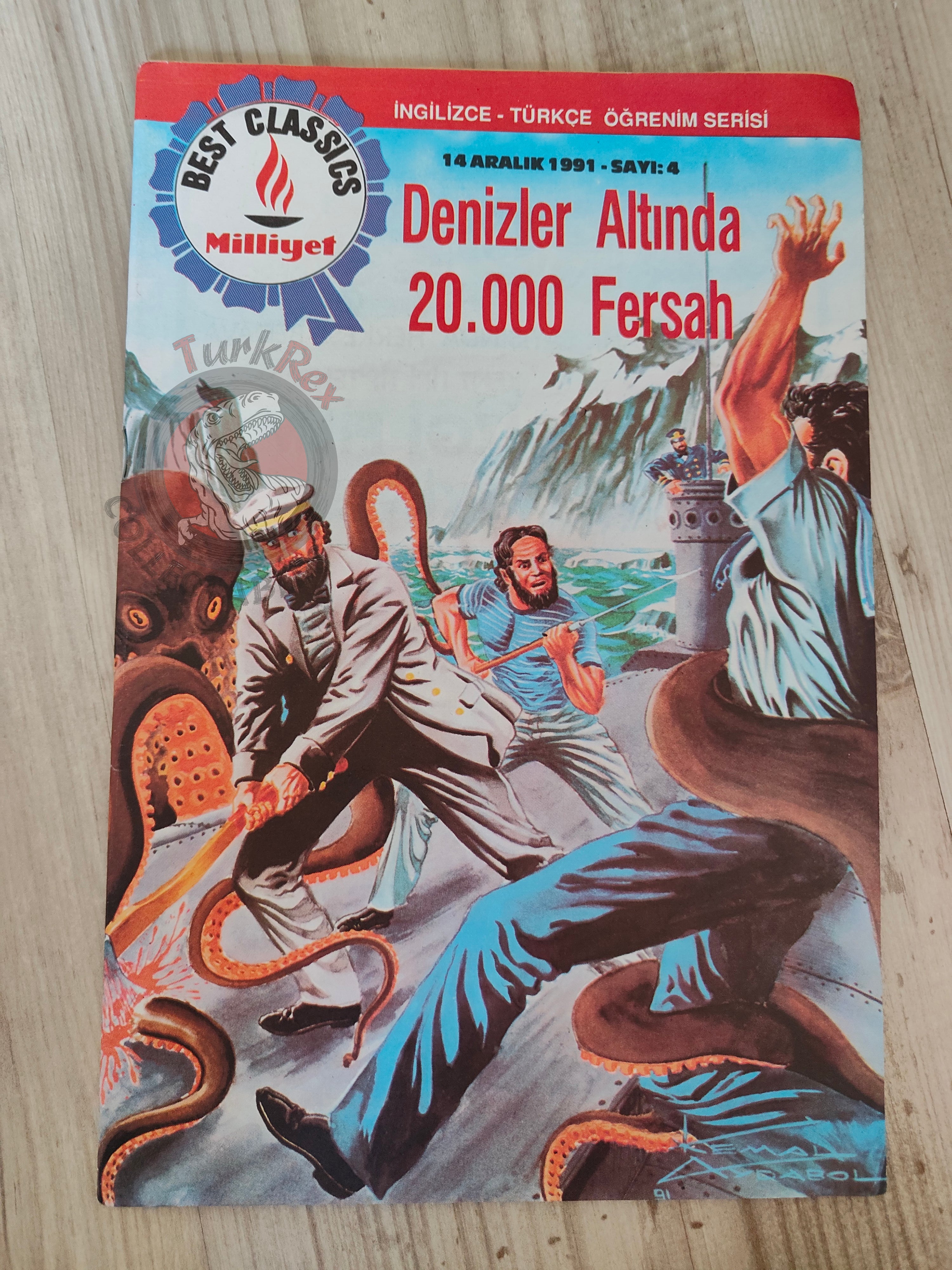 20,000 Leagues Under the Sea – Jules Verne Turkish Comic Turkey Classics Illustrated