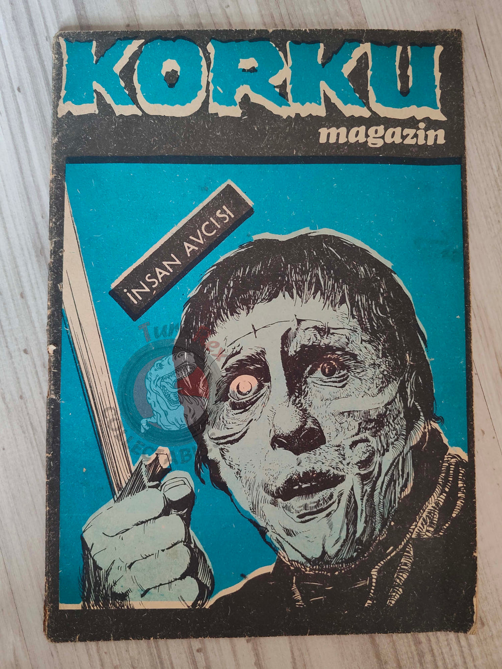 Korku Magazin #75 1969 Turkish Comic Turkey Warren Creepy Eerie Frankenstein