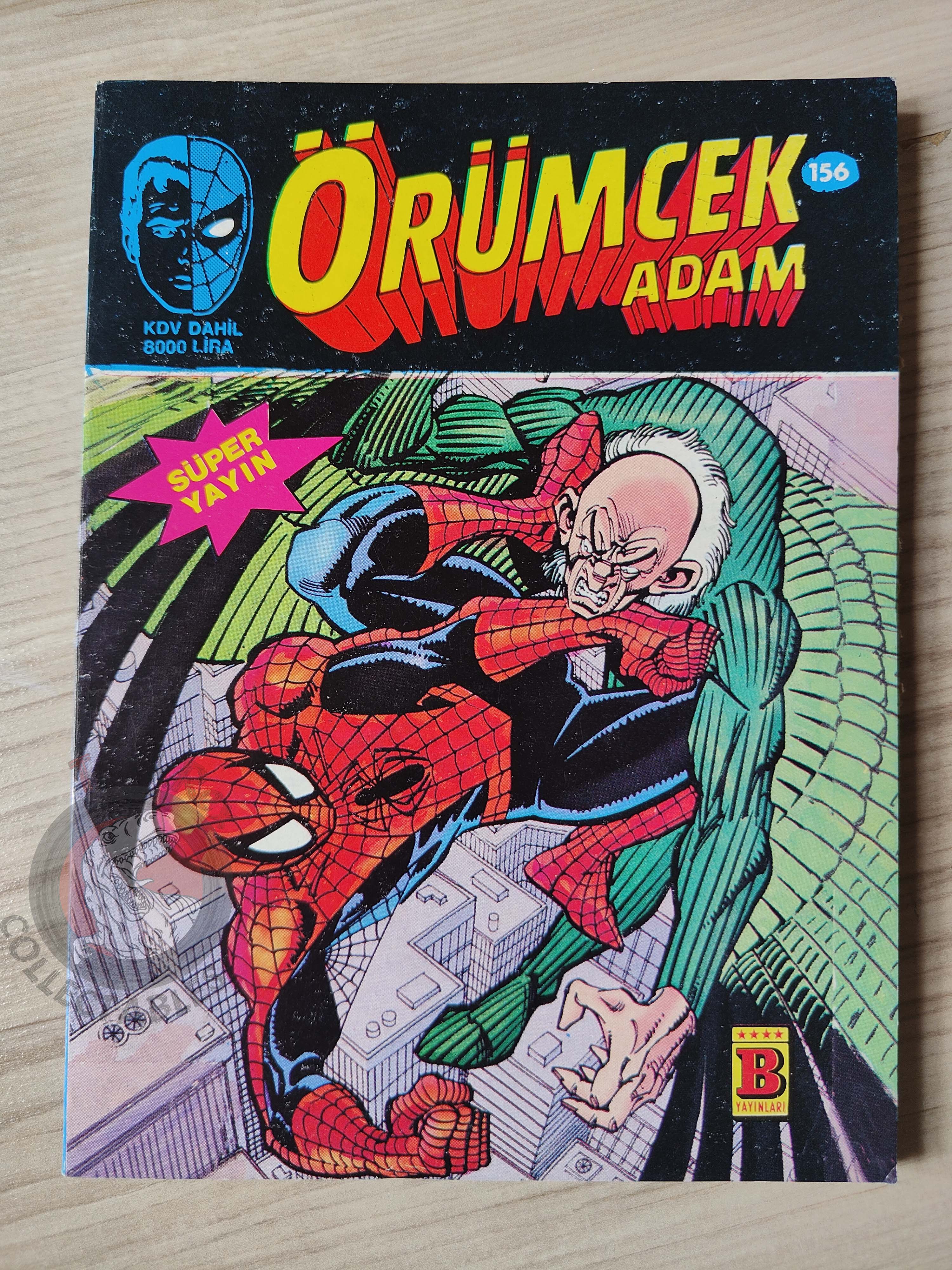 Spider-Man #156 1993 Turkish Comic Turkey Amazing #364 #365 Marvel Team Up #93 #94