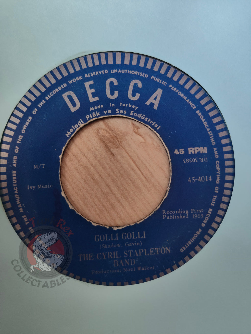 Cyril Stapleton And His Show Band – The Beeje 7" Turkish Pressing Vinyl Turkey Edition