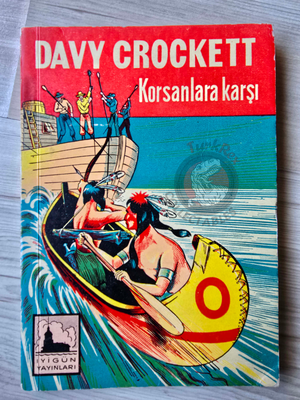 Jean Murray – Davy Crockett  1968 Turkish Book Turkey Illustrated