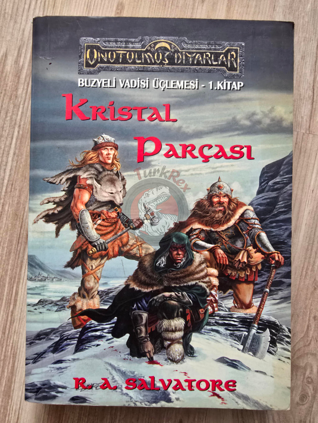 R. A. Salvatore – The Icewind Dale Trilogy – The Crystal Shard 2002 1st Turkish Book Turkey