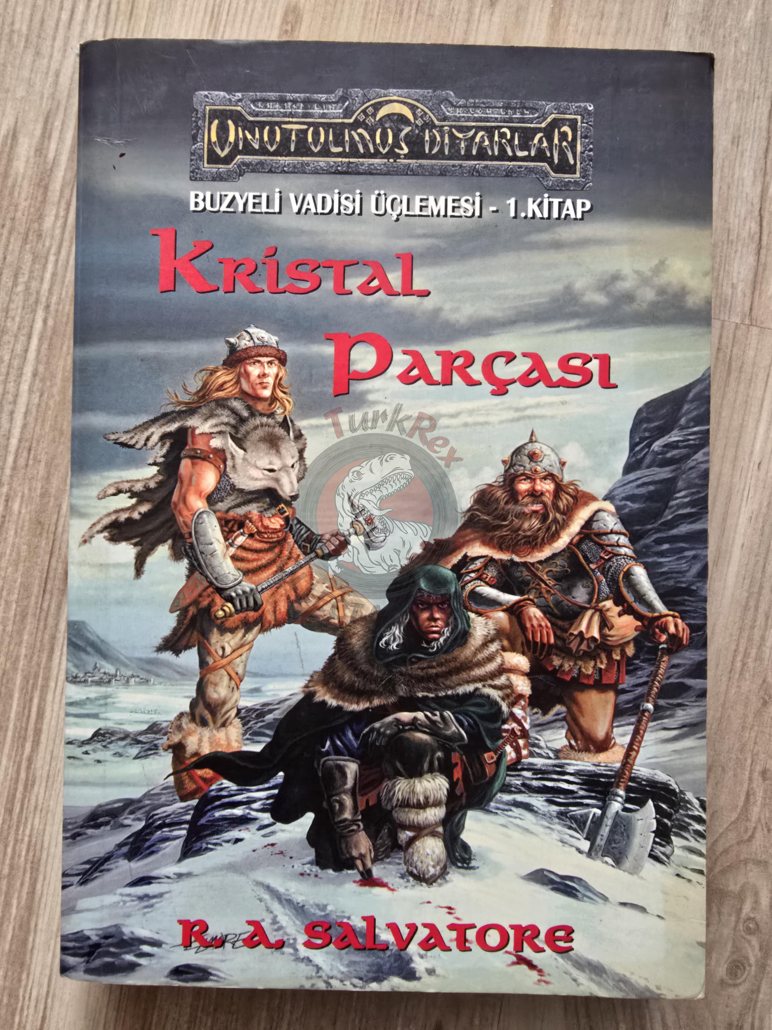 R. A. Salvatore – The Icewind Dale Trilogy – The Crystal Shard 2002 1st Turkish Book Turkey