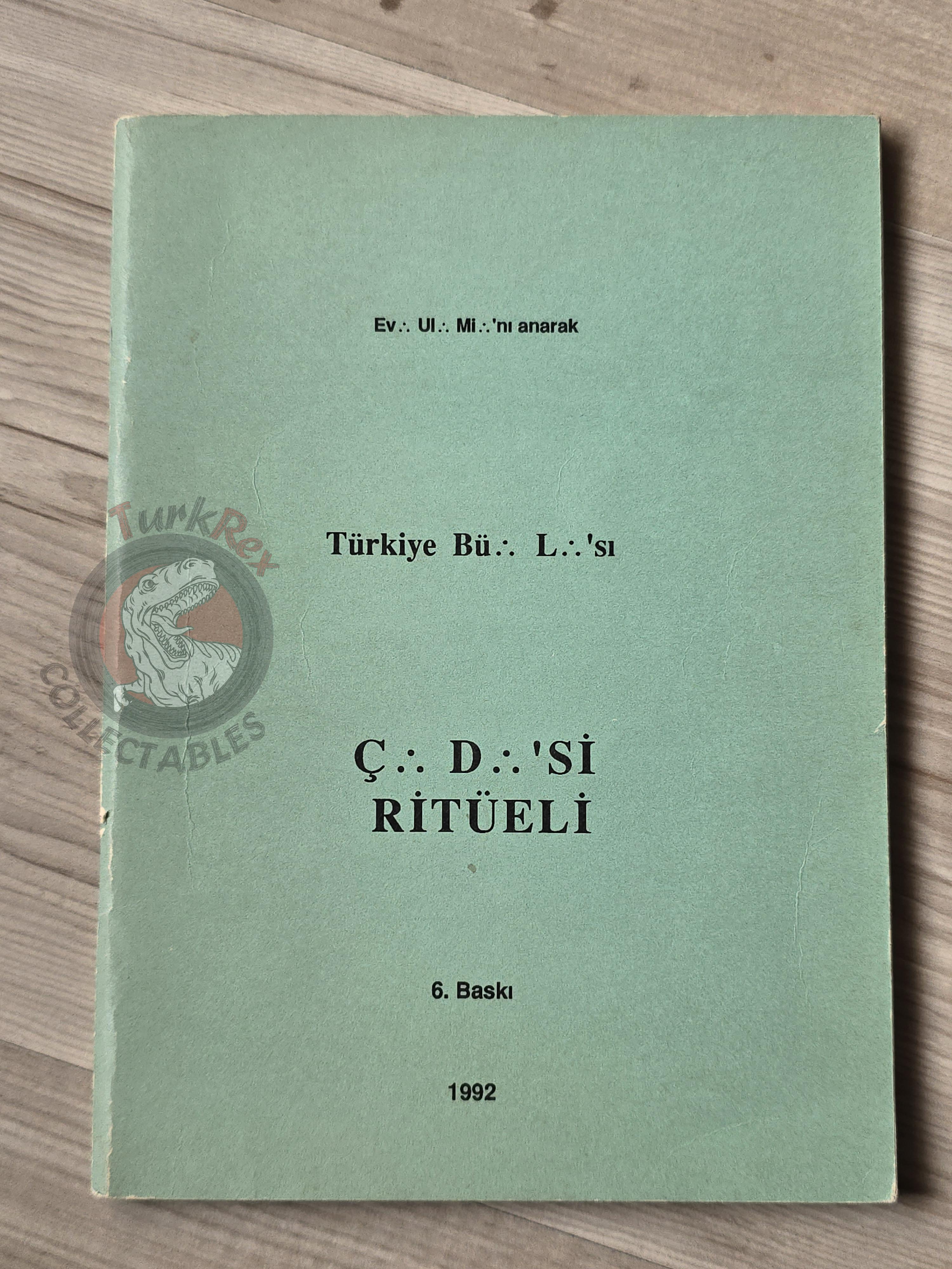 Turkish Freemasonry 1st Degree Ritual Apprentice 1992 Booklet Masonic Masons of Turkey