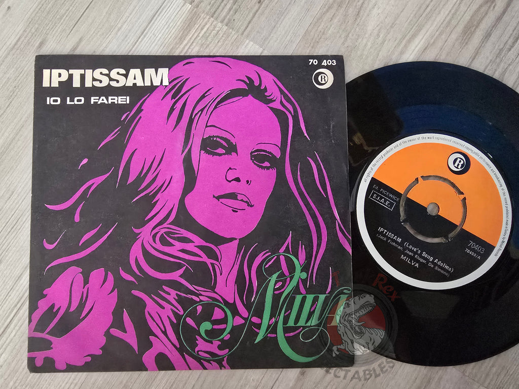 Milva – Iptissam 7" Turkish Pressing Vinyl Turkey Edition purple back
