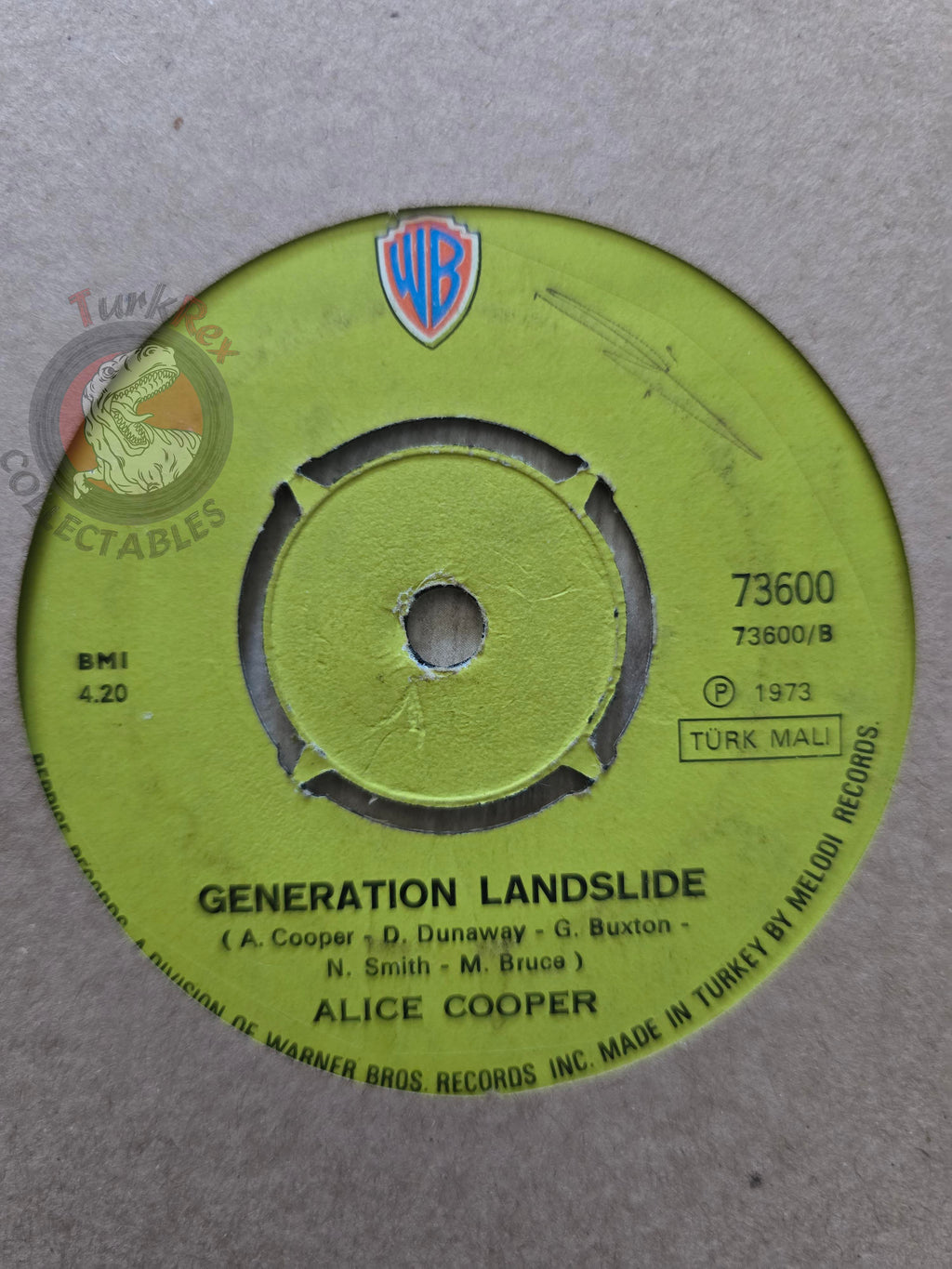 Alice Cooper – Hello Hurray 7"  Turkish Pressing Vinyl Turkey Edition