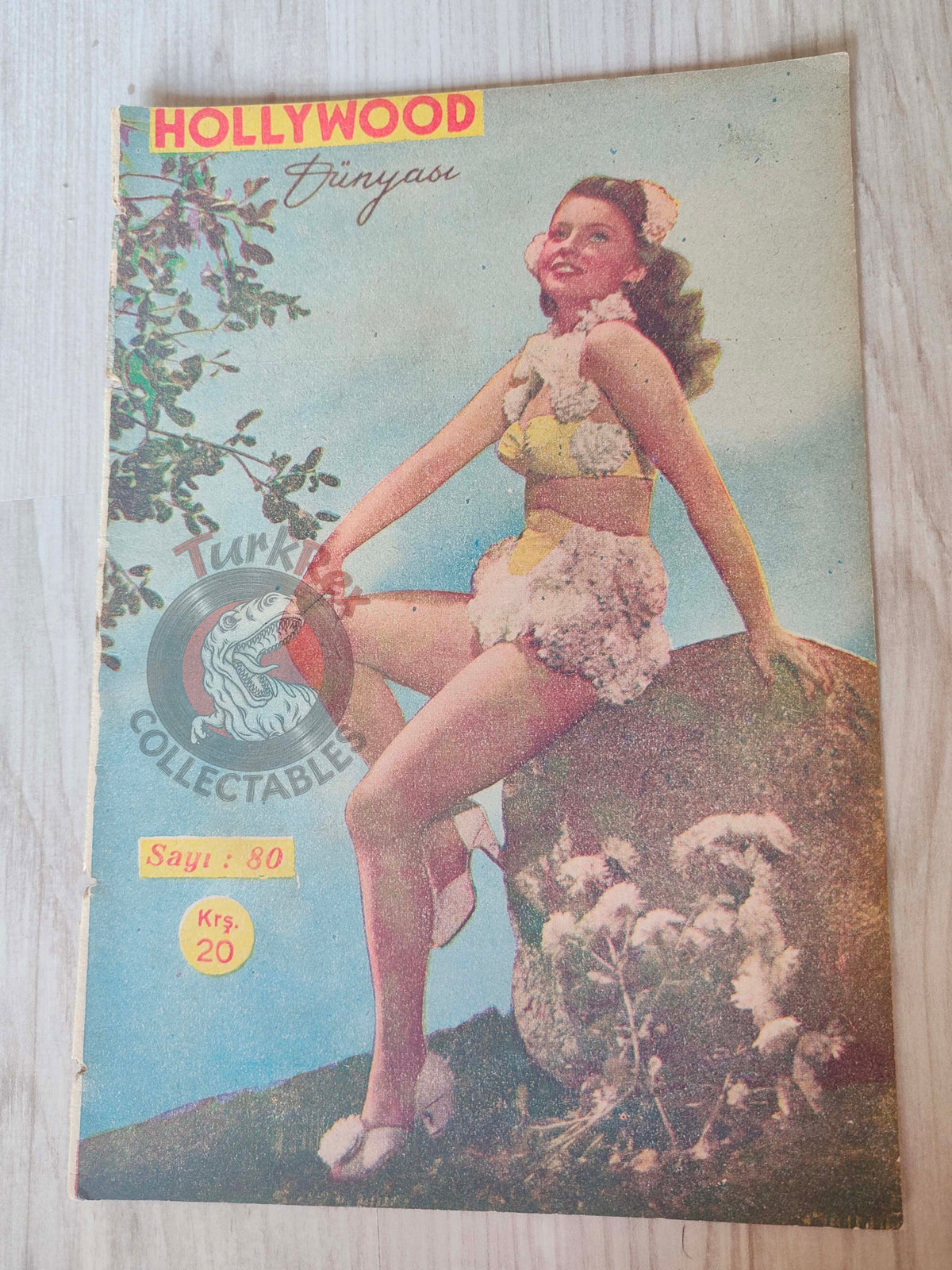 Hollywood Dünyası 1945 Joan Leslie Turkish Mag Turkey Phyllis Calvert Anna May Wong June Duprez