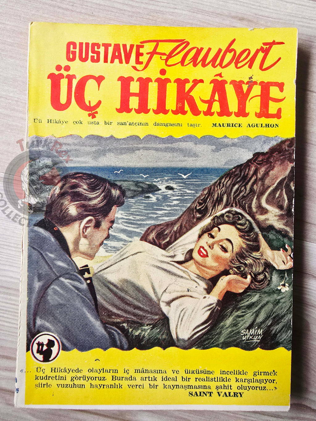 Gustave Flaubert – Three Stories: Herodias 1955 1st Turkish Book Turkey