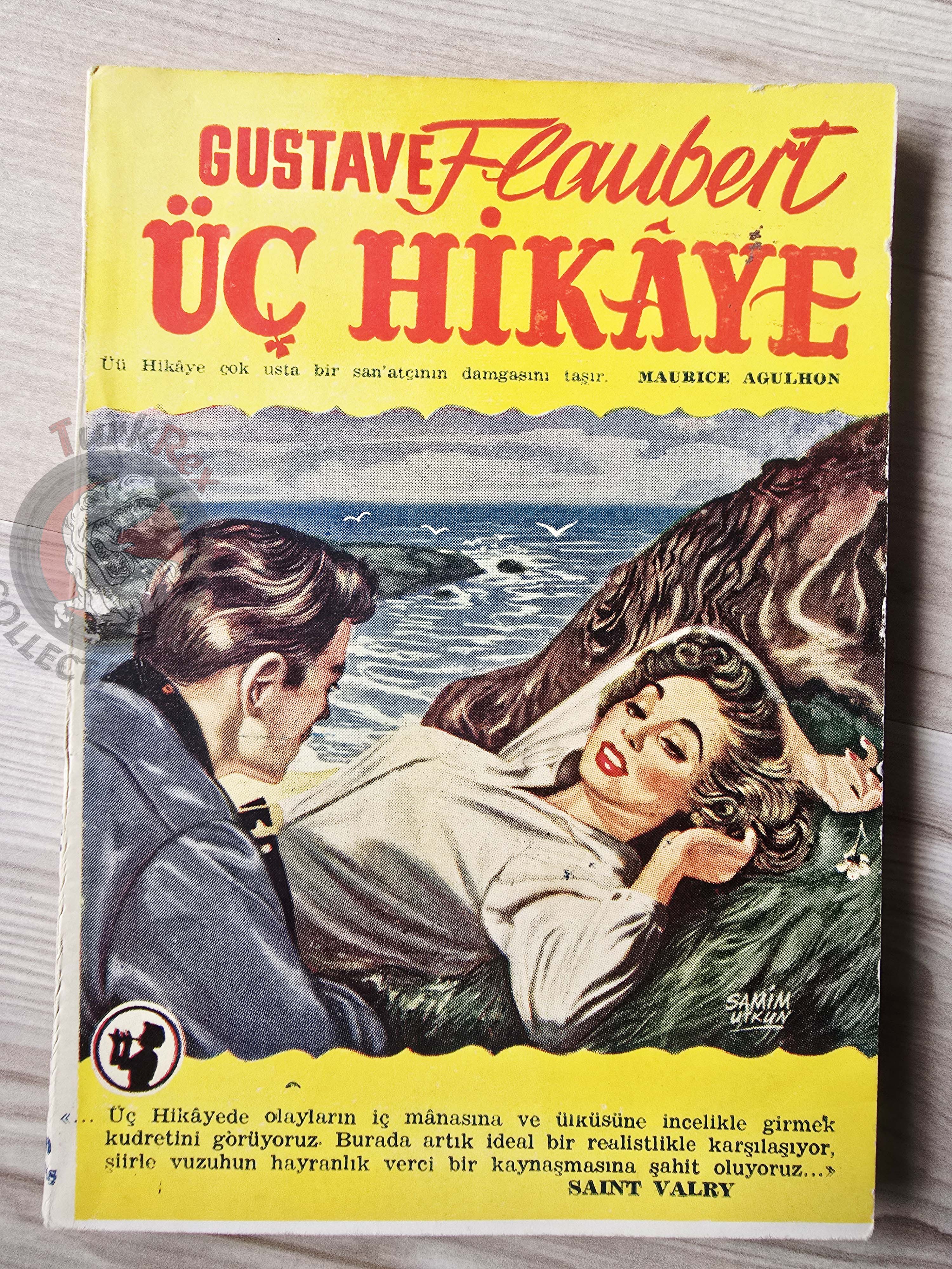Gustave Flaubert – Three Stories: Herodias 1955 1st Turkish Book Turkey