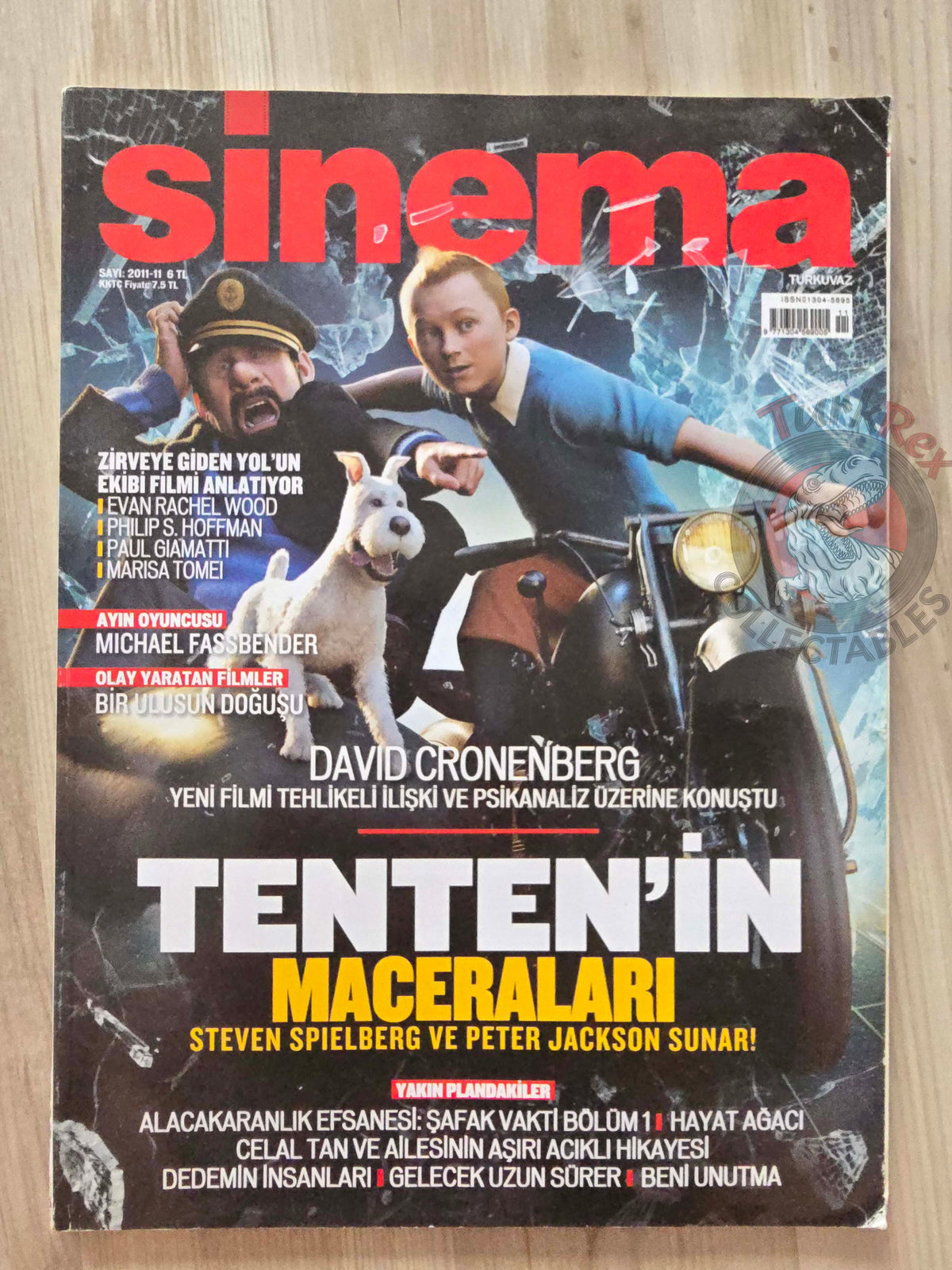 Sinema 2011 The Adventures of Tintin Turkish Mag Turkey The Twilight Saga Michael Fassbender