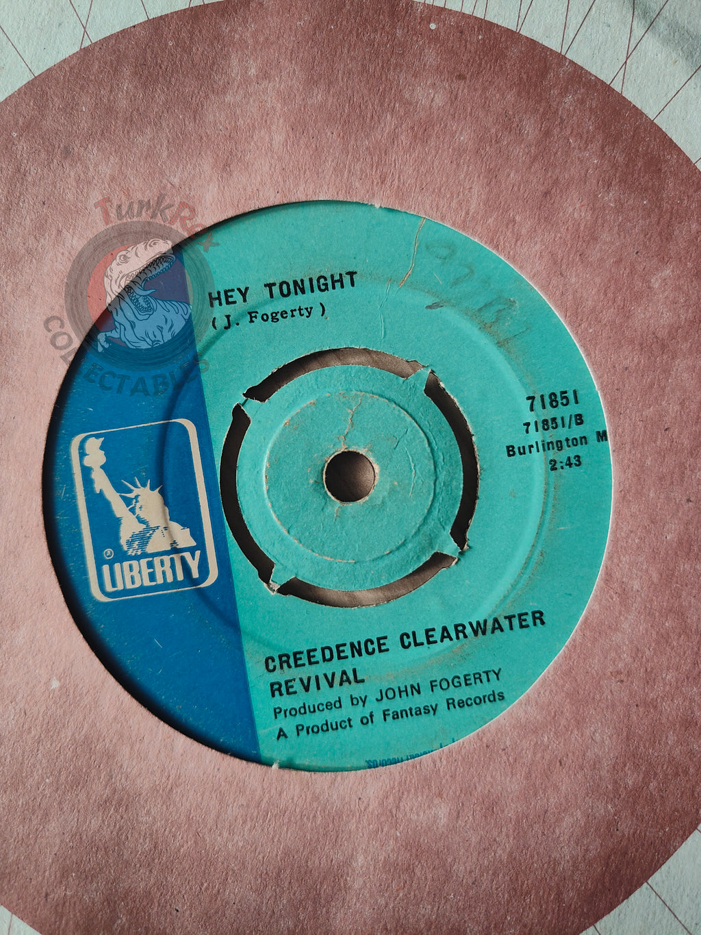 Creedence Clearwater Revival – Have You Ever Seen The Rain 7" Turkish Pressing Vinyl Turkey Edition