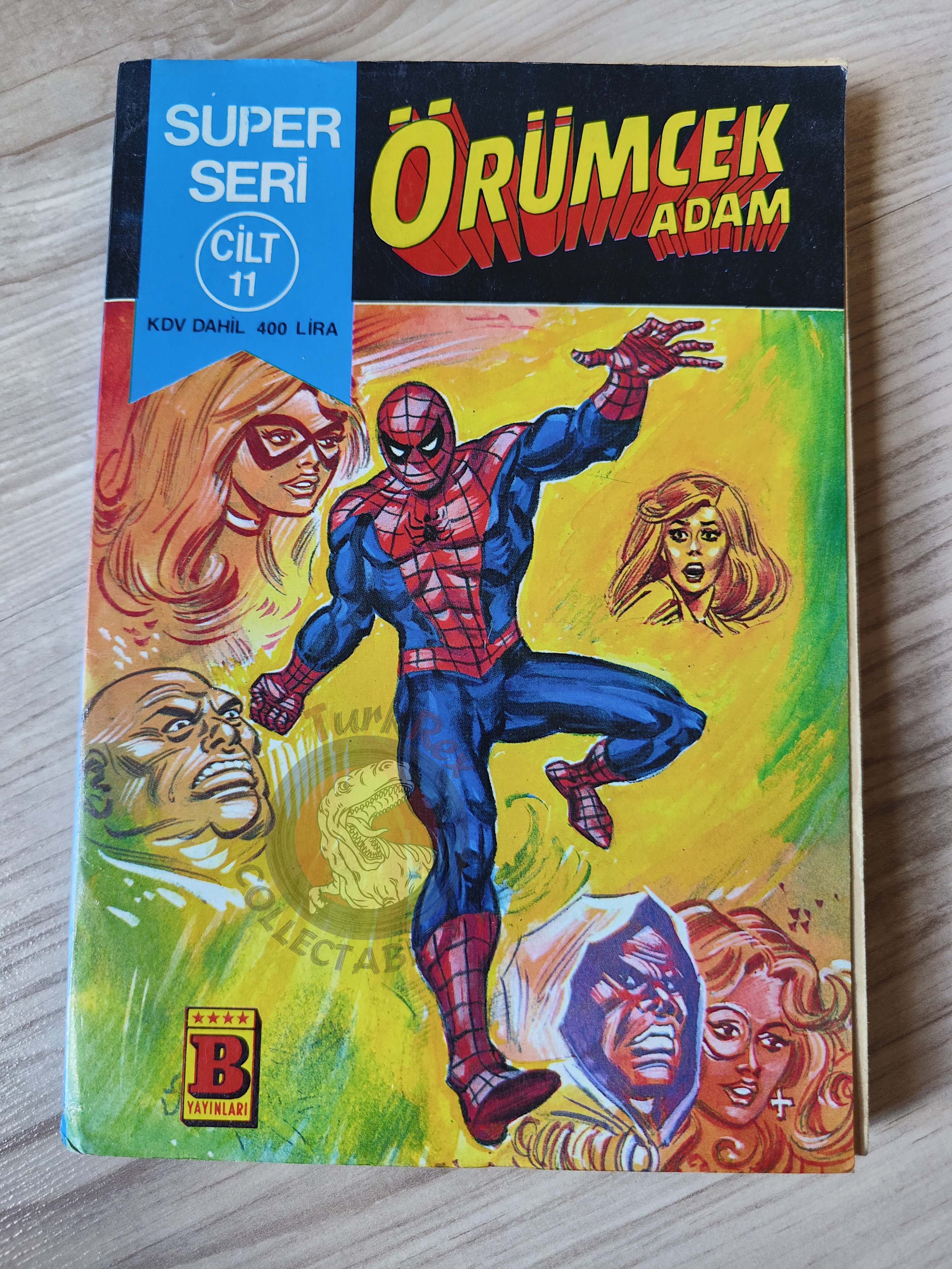 Spider-Man Vol #11 Turkish Comic Turkey Marvel Team Up #108 #109 #101 #102 Sub-Mariner #6 7