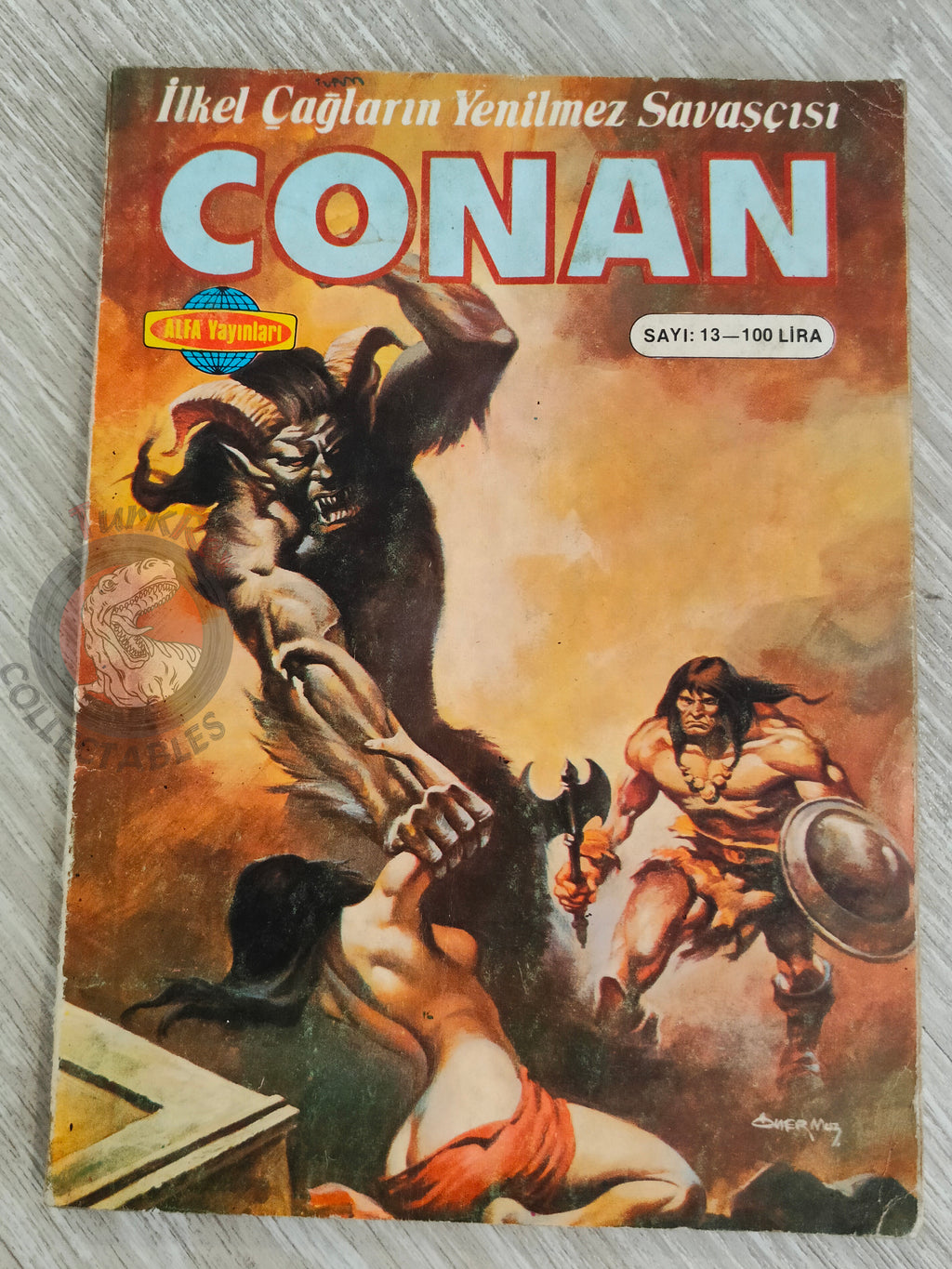 Conan Renkli #13 Turkish Comic Turkey Only Cover King Conan #2 Saga #62