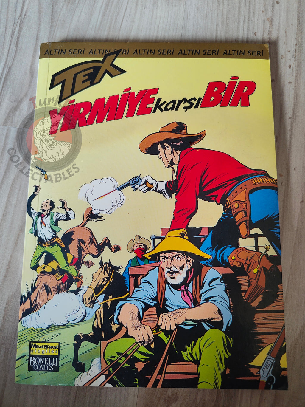 Tex #2 Uno Contro Venti 2004 Turkish Comic Turkey Bonelli Willer