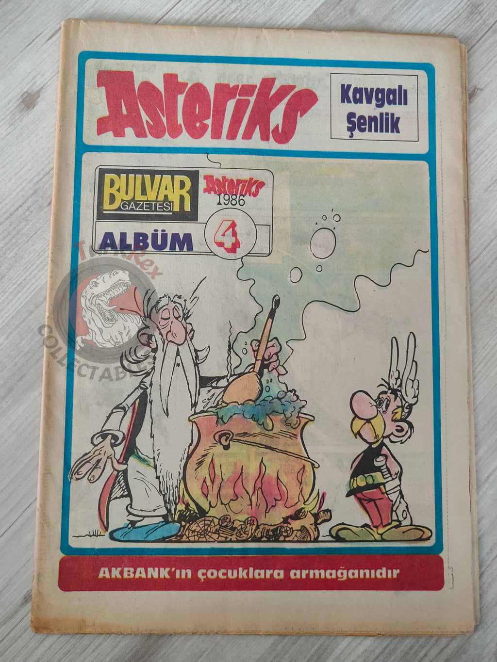 Asterix – Asterix and the Great Divide 1986 Turkish Edition Comic Turkey