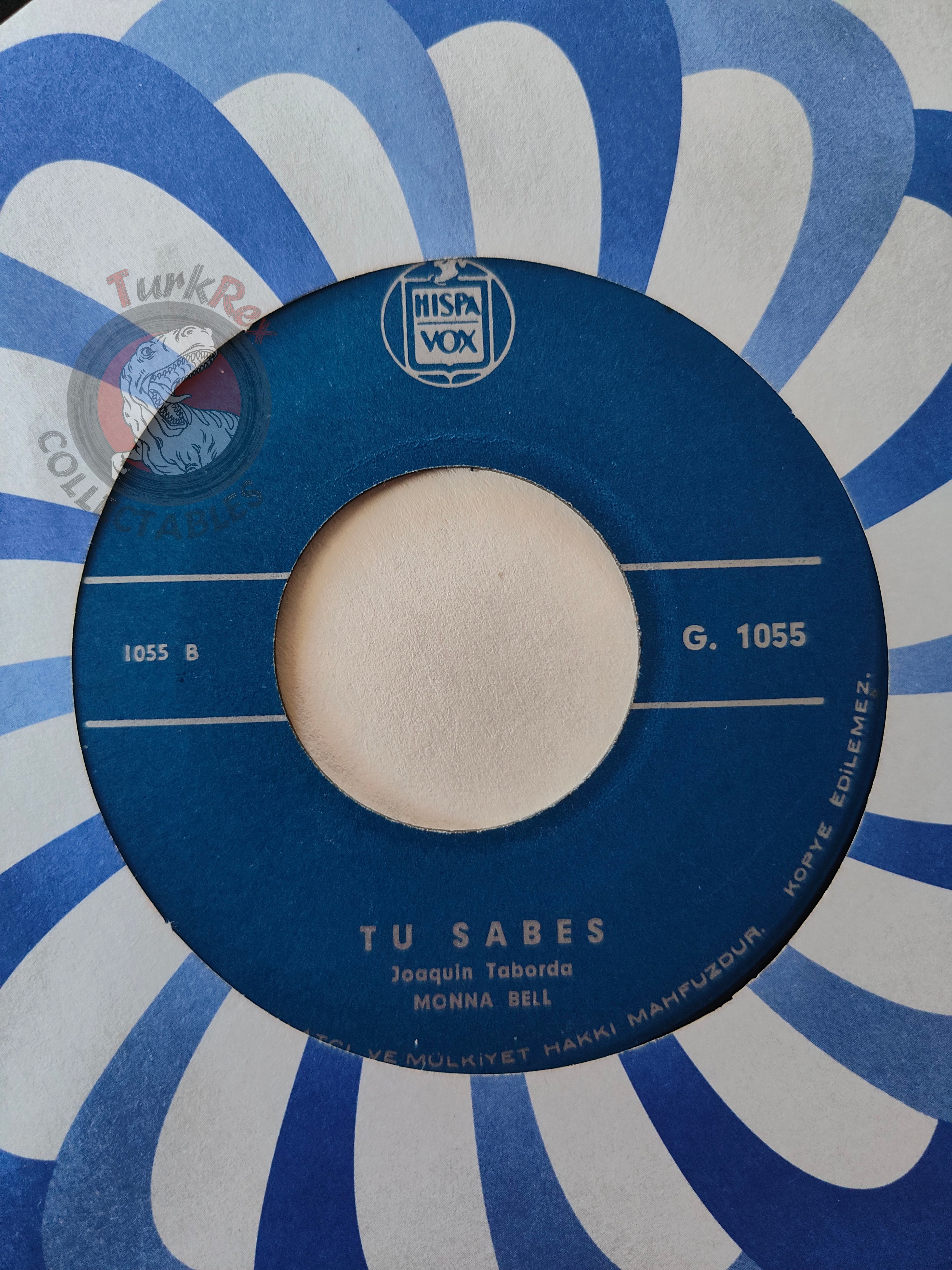 Monna Bell – La Playa 7" Turkish Pressing Vinyl Turkey Edition
