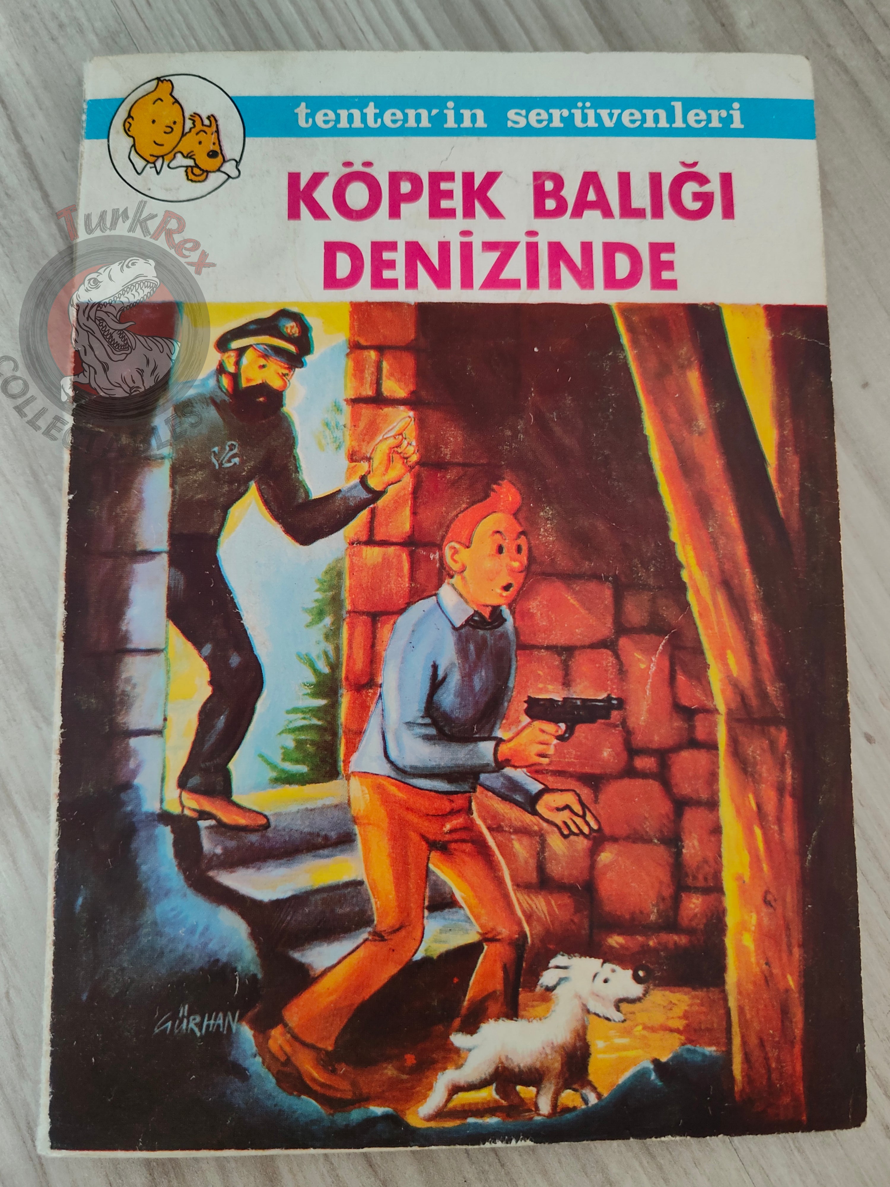 Tintin – Tintin and the Lake of Sharks mid 1980s Turkish Edition Comic Turkey 2