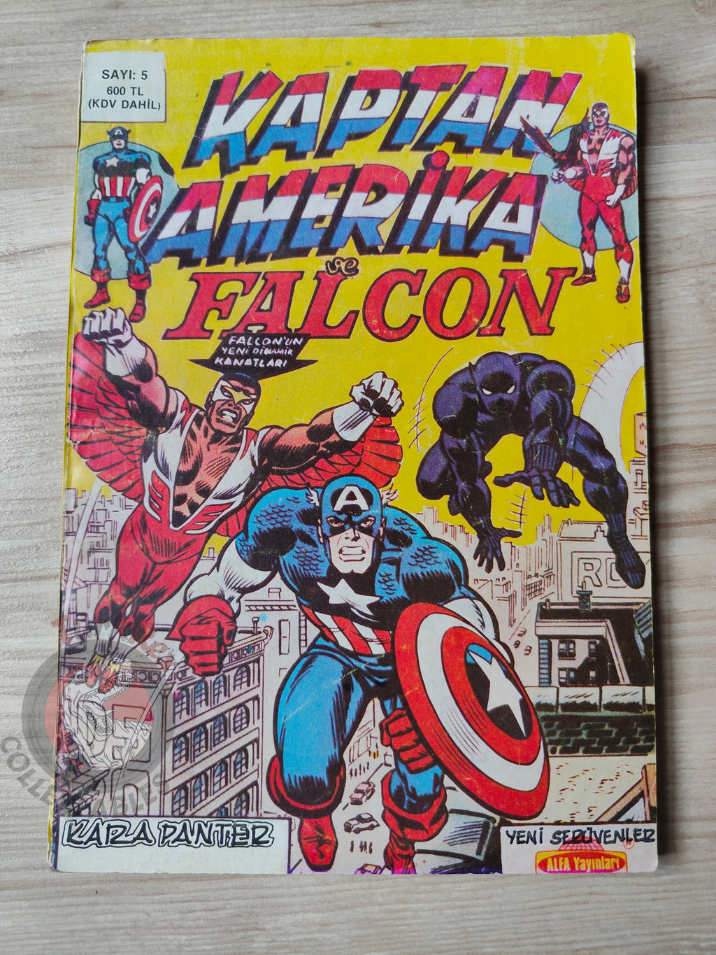 Captain America – Issue #5 1988 Turkish Comic Turkey #171 #172 #173 #174