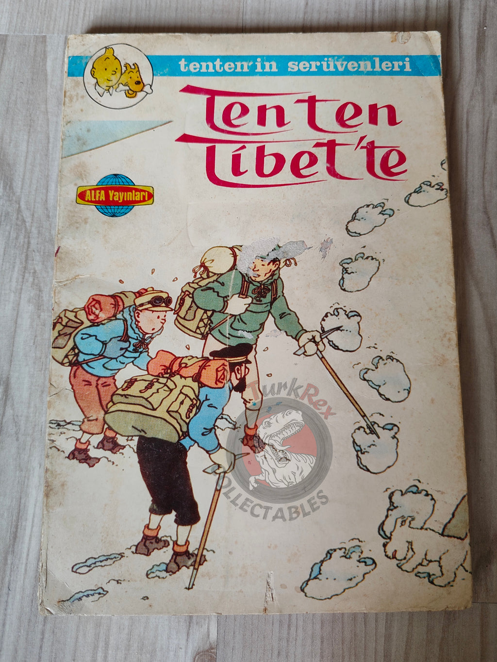 Tintin – Tintin in Tibet early 1980s Turkish Edition Comic Turkey