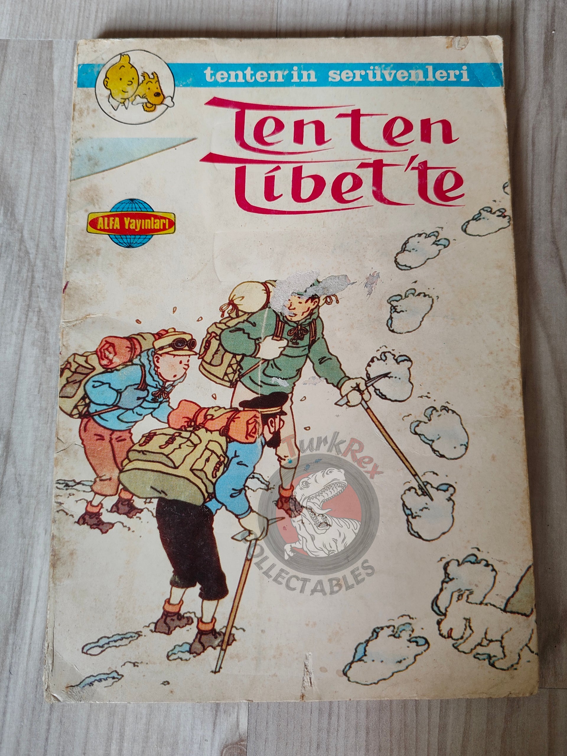 tenten alfa Tintin – Tintin in Tibet early 1980s Turkish Edition Comic Turkey – Turkrex  Collectables