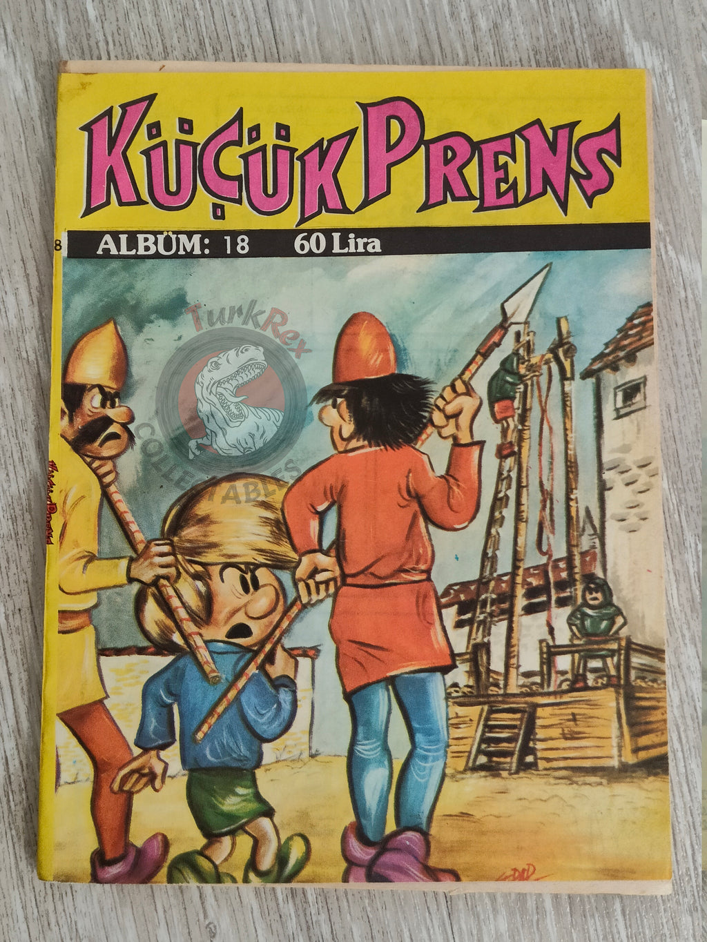 Johan et Pirlouit #18 1982 Turkish Comic Turkey  Le Sire de Montresor #8