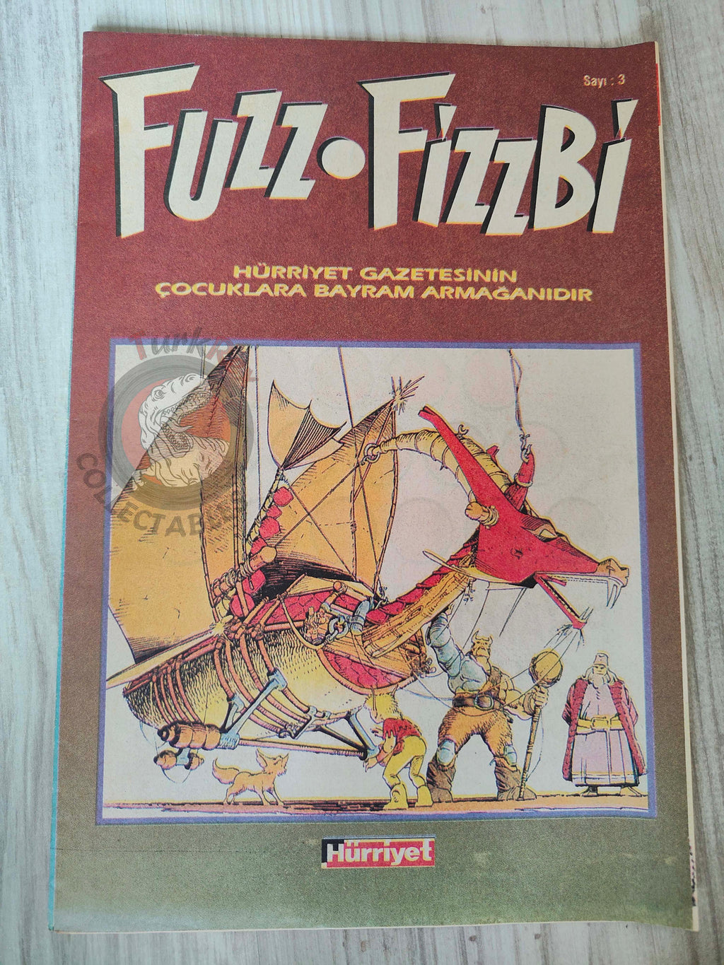 Fuzz et Fizzbi #3 1990s Turkish Comic Turkey Newspaper Giveaway