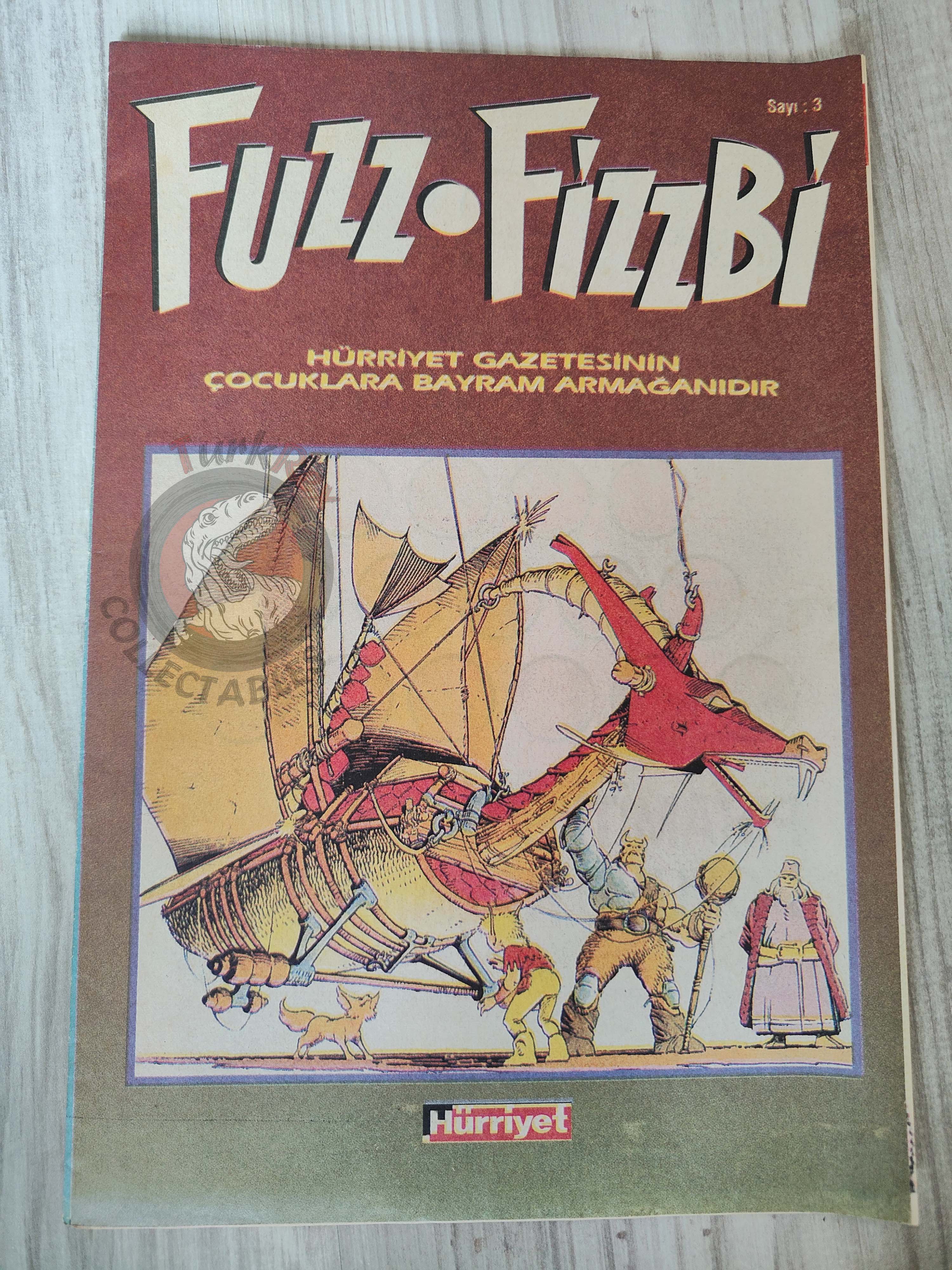Fuzz et Fizzbi #3 1990s Turkish Comic Turkey Newspaper Giveaway